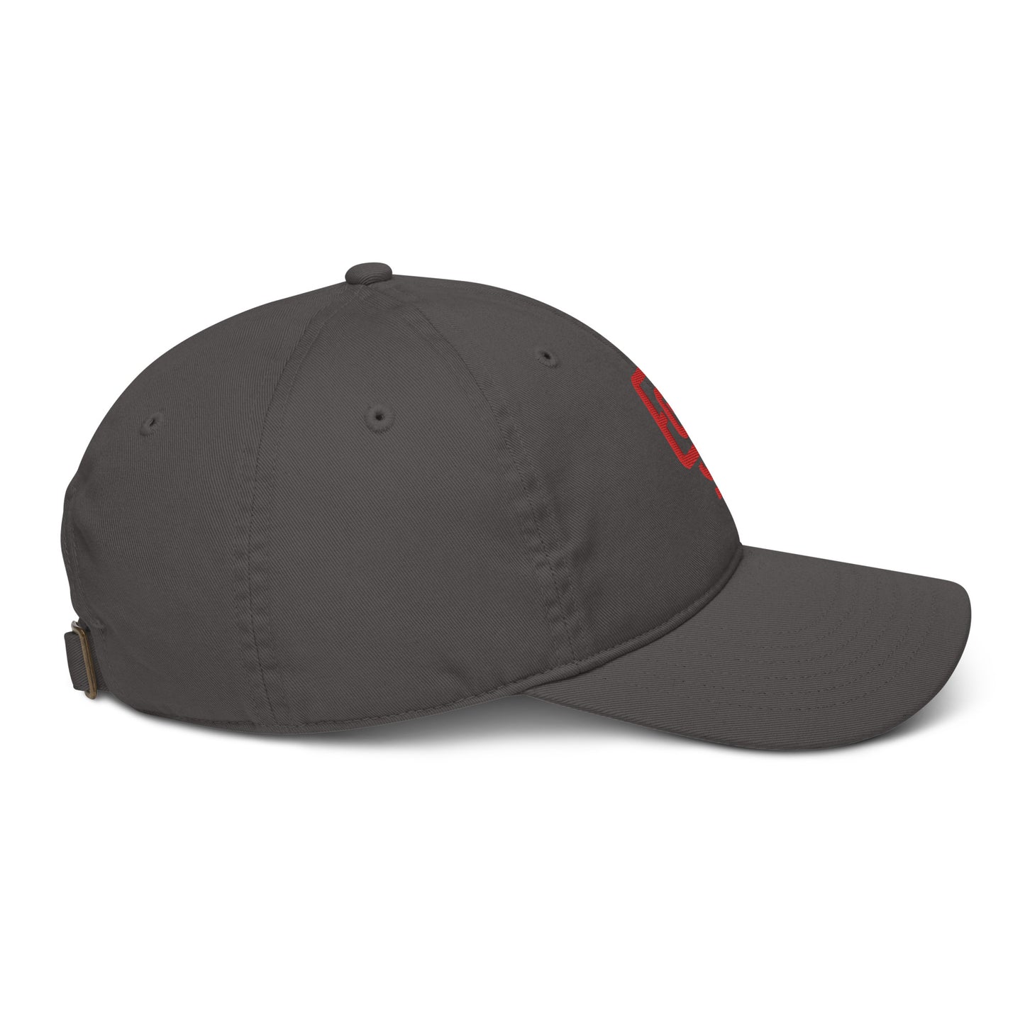 "619" Organic Baseball Cap | E Luna Brand ESSENTIAL | 2 Red Thread Logos