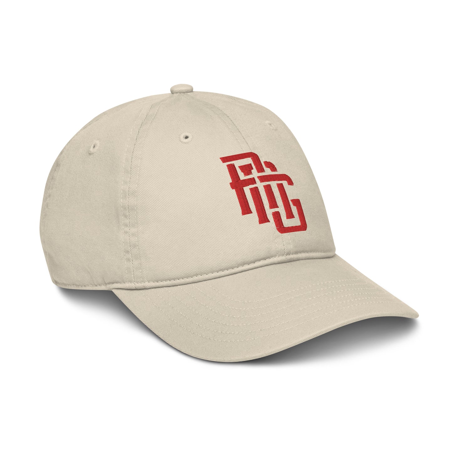 "ANG" Organic Baseball Cap | E Luna Brand ESSENTIAL | 2 Red Thread Logos