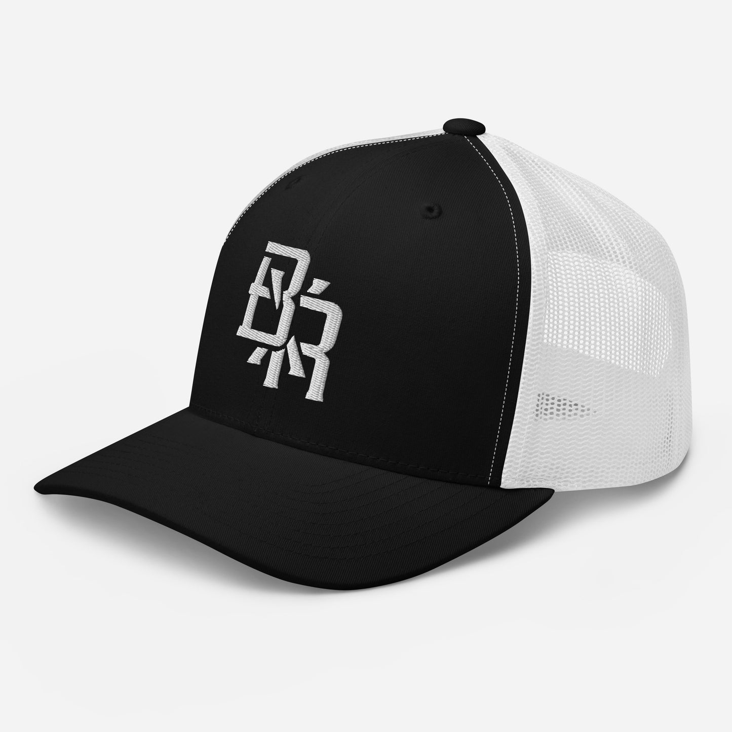 "BXR" Retro Trucker Hat | Yupoong 6606 | E Luna CLASSIC Solocrest 1 White Thread Front Logo