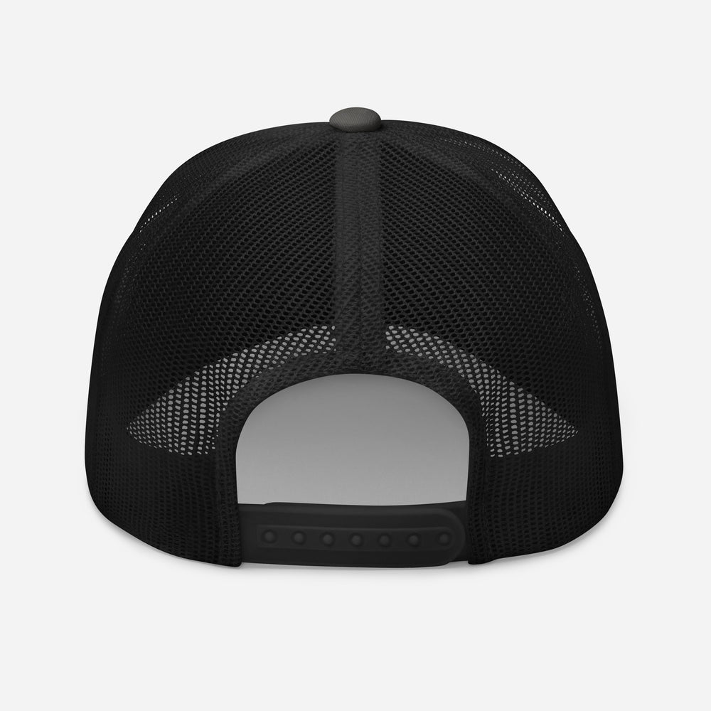 "DGO" Retro Trucker Hat | E Luna Brand CLASSIC | 1 Black Thread Logo | 3D Puff Edition