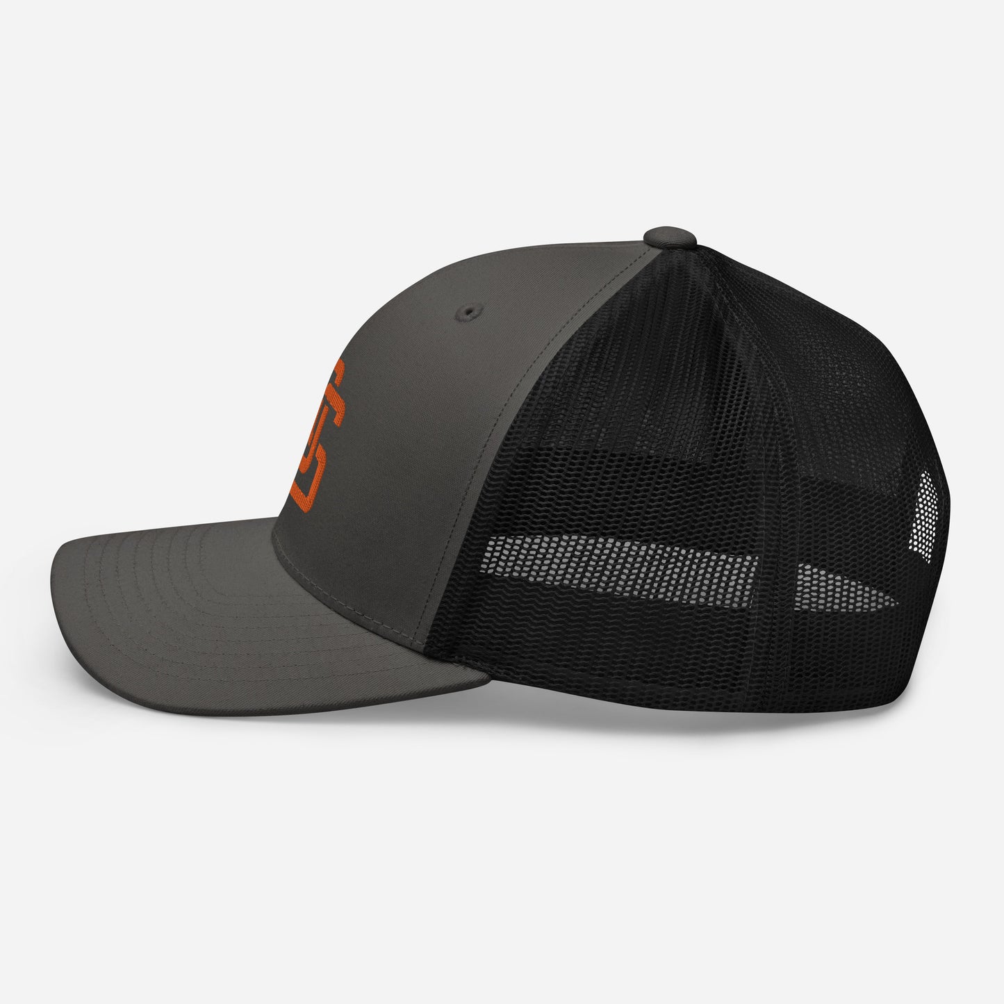 "LOS" Retro Trucker Hat | Yupoong 6606 | E Luna CLASSIC Solocrest 1 Orange Thread Front Logo
