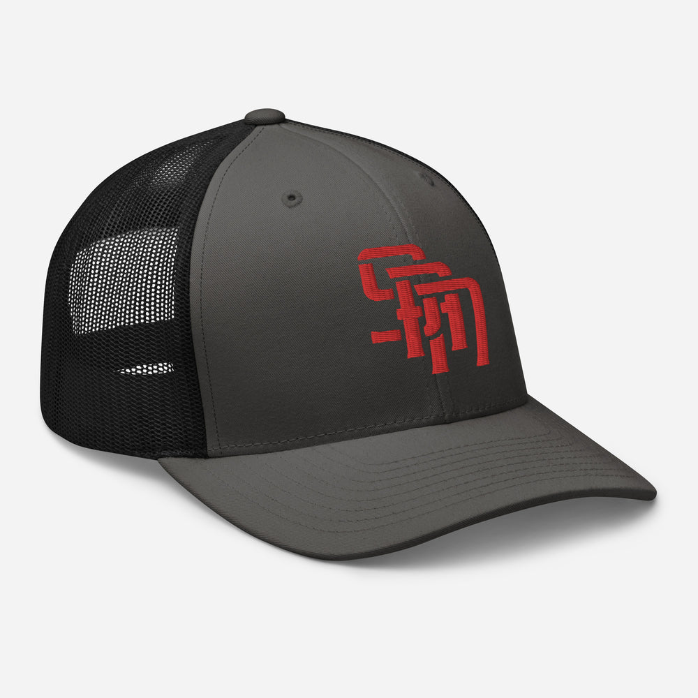 "SAN" Retro Trucker Hat | E Luna Brand CORE | 1 Red Thread Logo