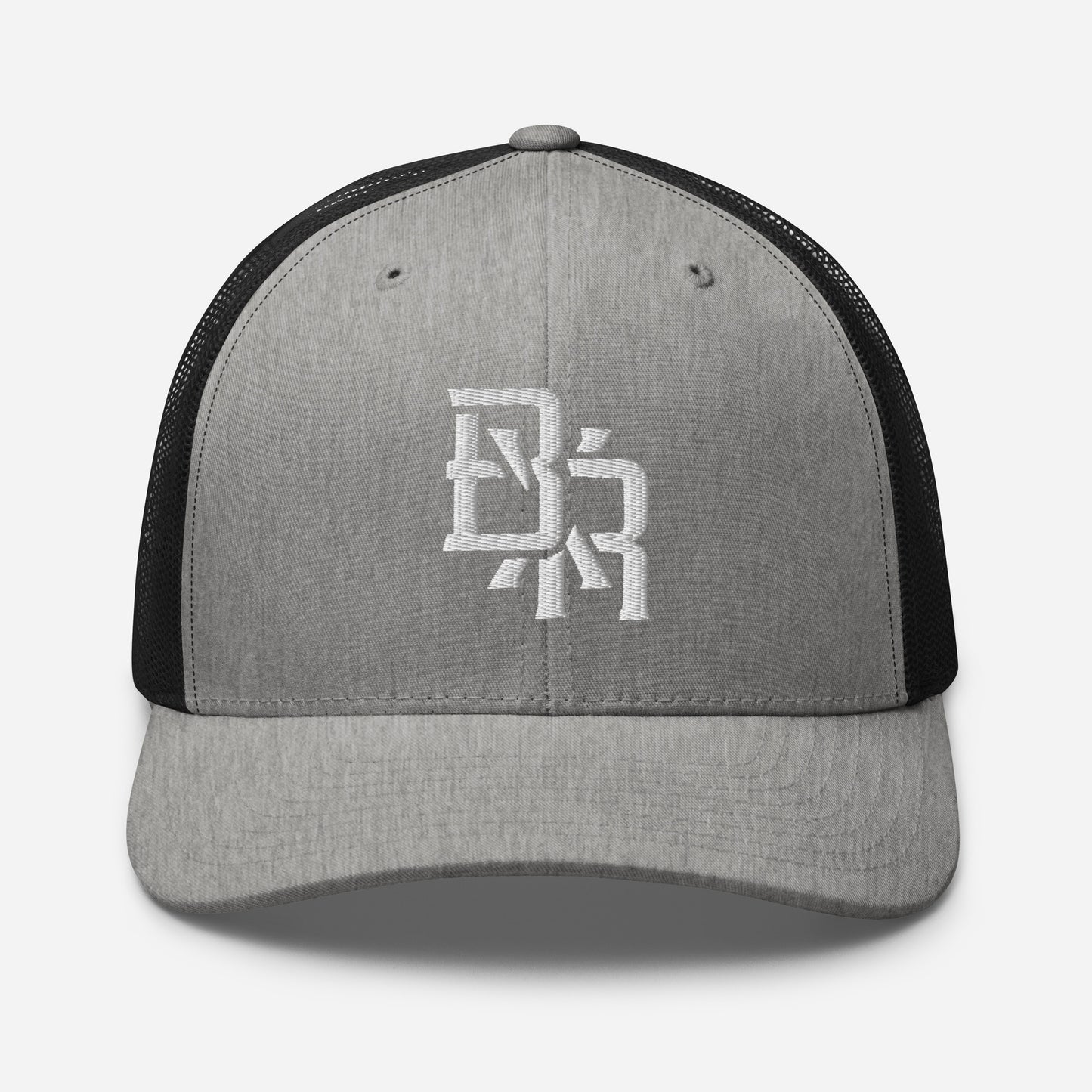 "BXR" Retro Trucker Hat | Yupoong 6606 | E Luna CLASSIC Solocrest 1 White Thread Front Logo
