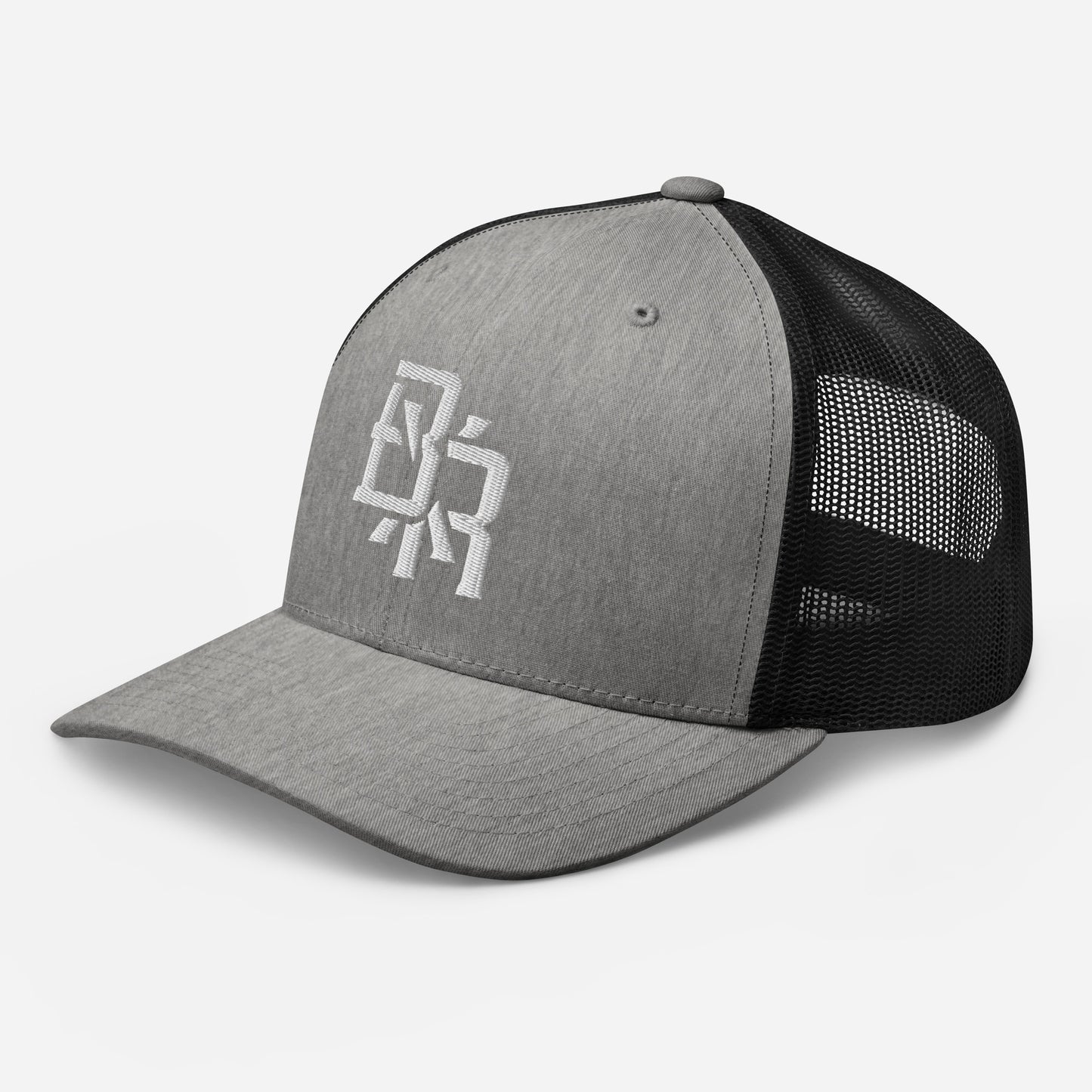 "BXR" Retro Trucker Hat | Yupoong 6606 | E Luna CLASSIC Solocrest 1 White Thread Front Logo