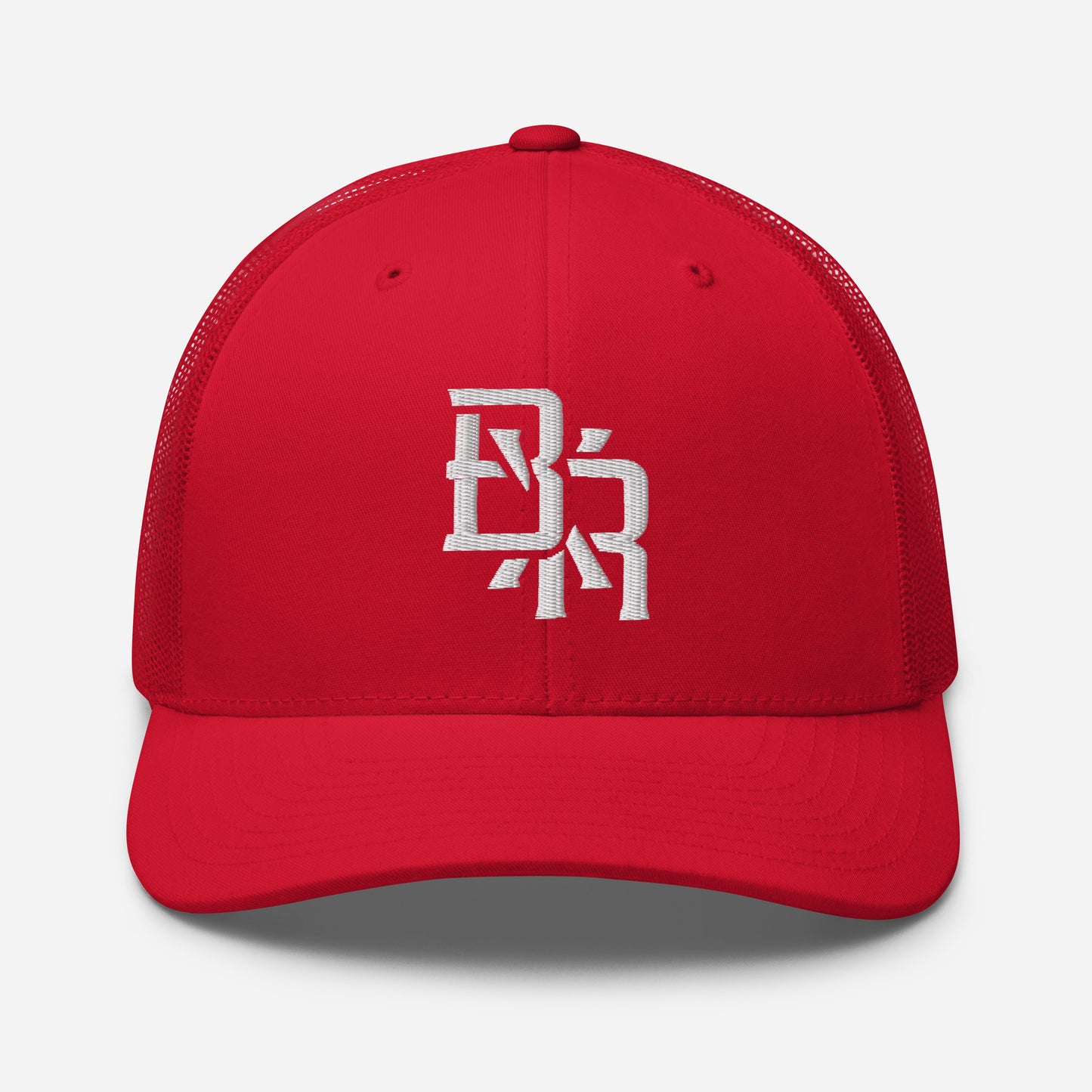 "BXR" Retro Trucker Hat | Yupoong 6606 | E Luna CLASSIC Solocrest 1 White Thread Front Logo