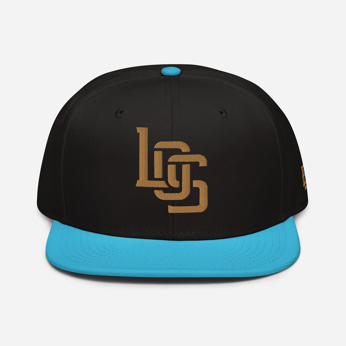 "LOS" Snapback | E Luna Brand ESSENTIAL | 2 Old Gold Thread Logos
