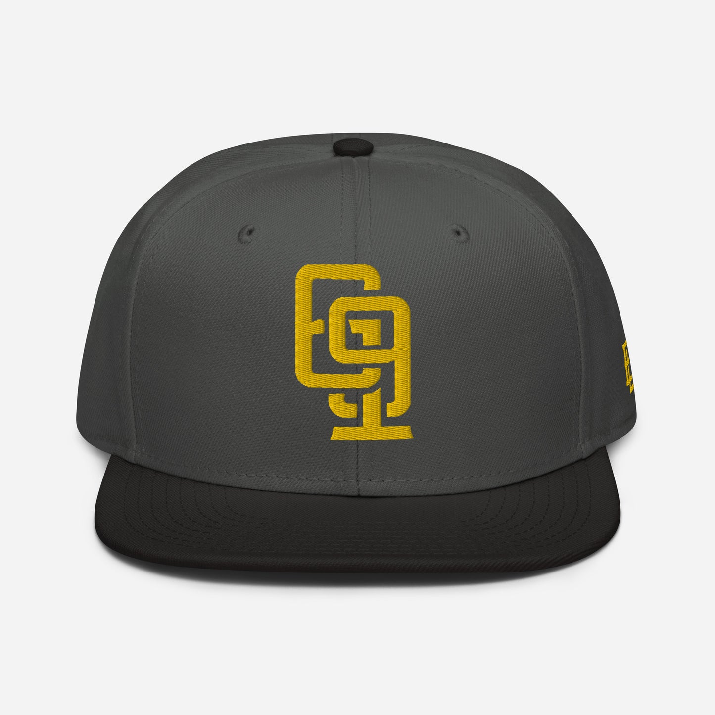 "619" Snapback Otto Cap | E Luna Brand ESSENTIAL | 2 Gold Thread Logos