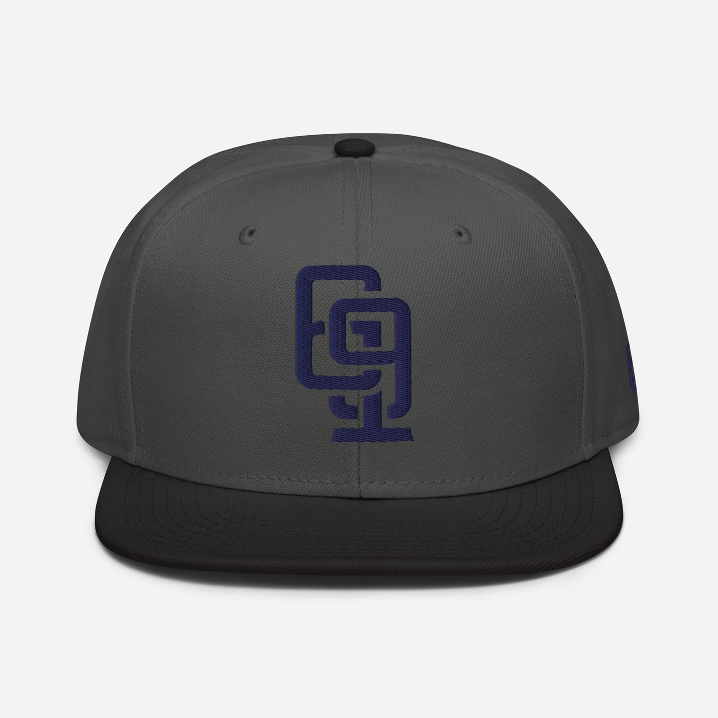 "619" Snapback Otto Cap | E Luna Brand ESSENTIAL | 2 Navy Thread Logos