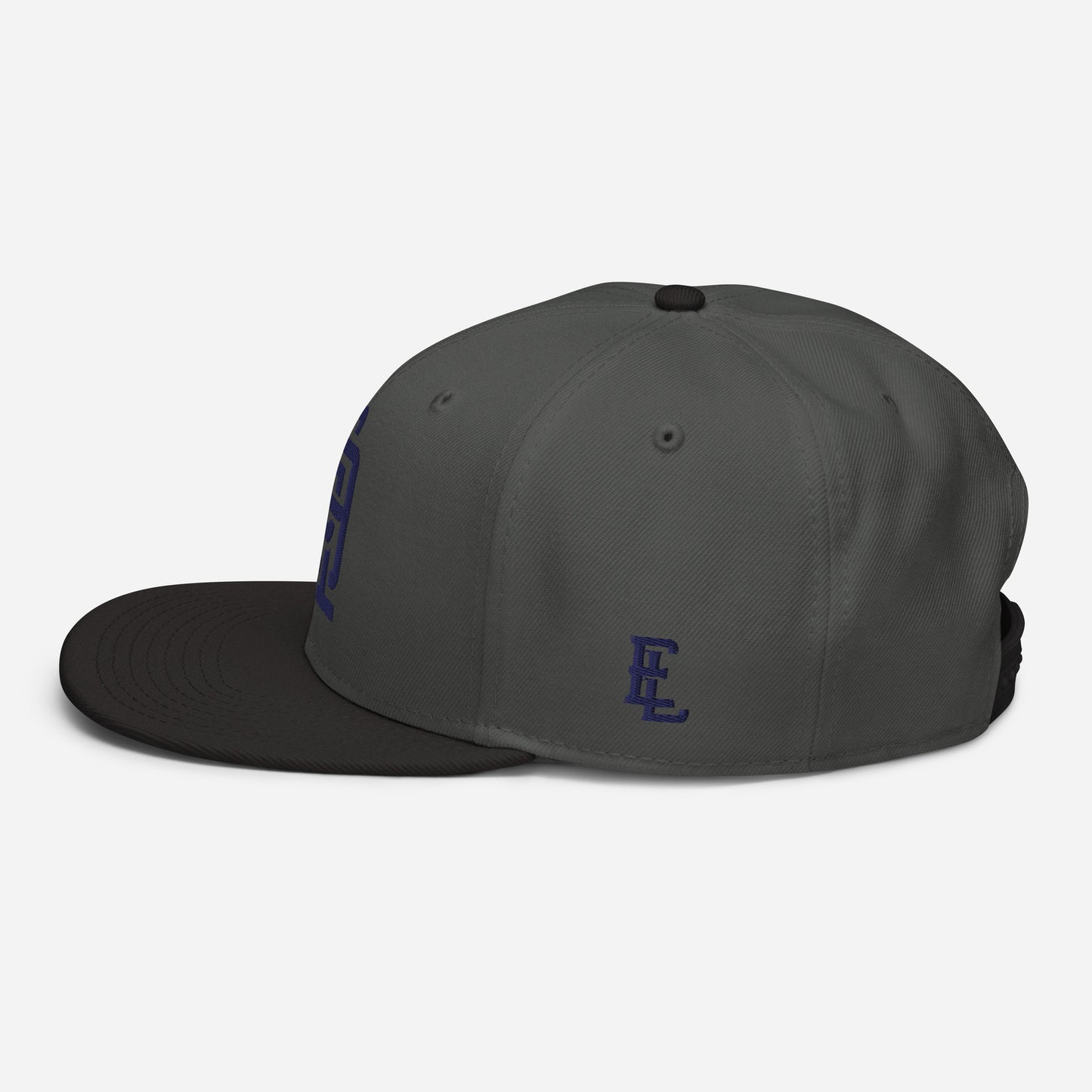 "619" Snapback Otto Cap | E Luna Brand ESSENTIAL | 2 Navy Thread Logos