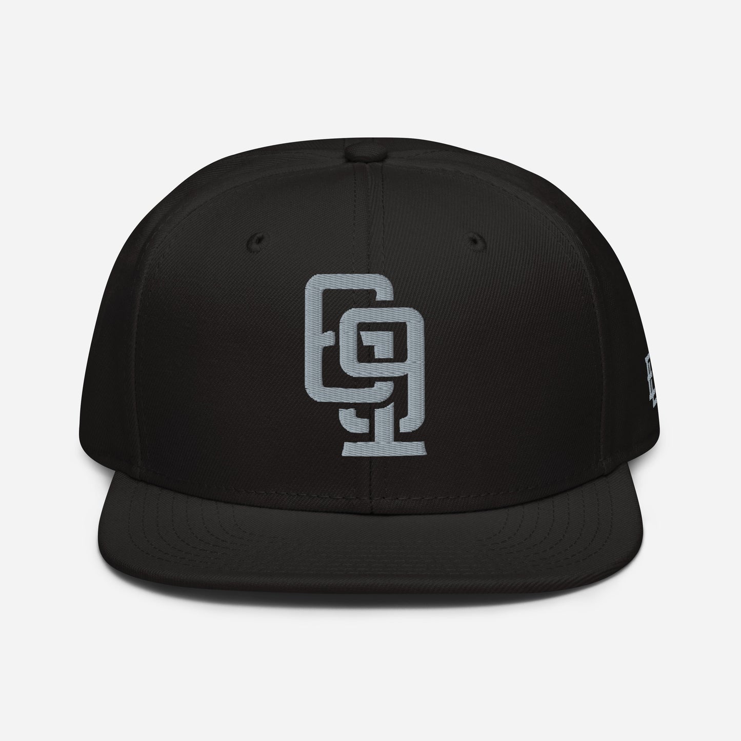 "619" Snapback Otto Cap | E Luna Brand ESSENTIAL | 2 Grey Thread Logos