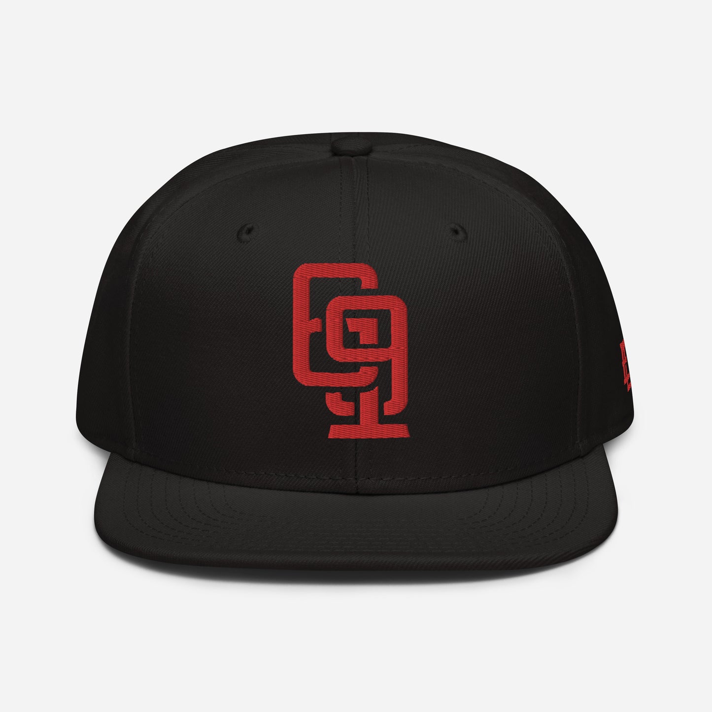 "619" Snapback Otto Cap | E Luna Brand ESSENTIAL | 2 Red Thread Logos