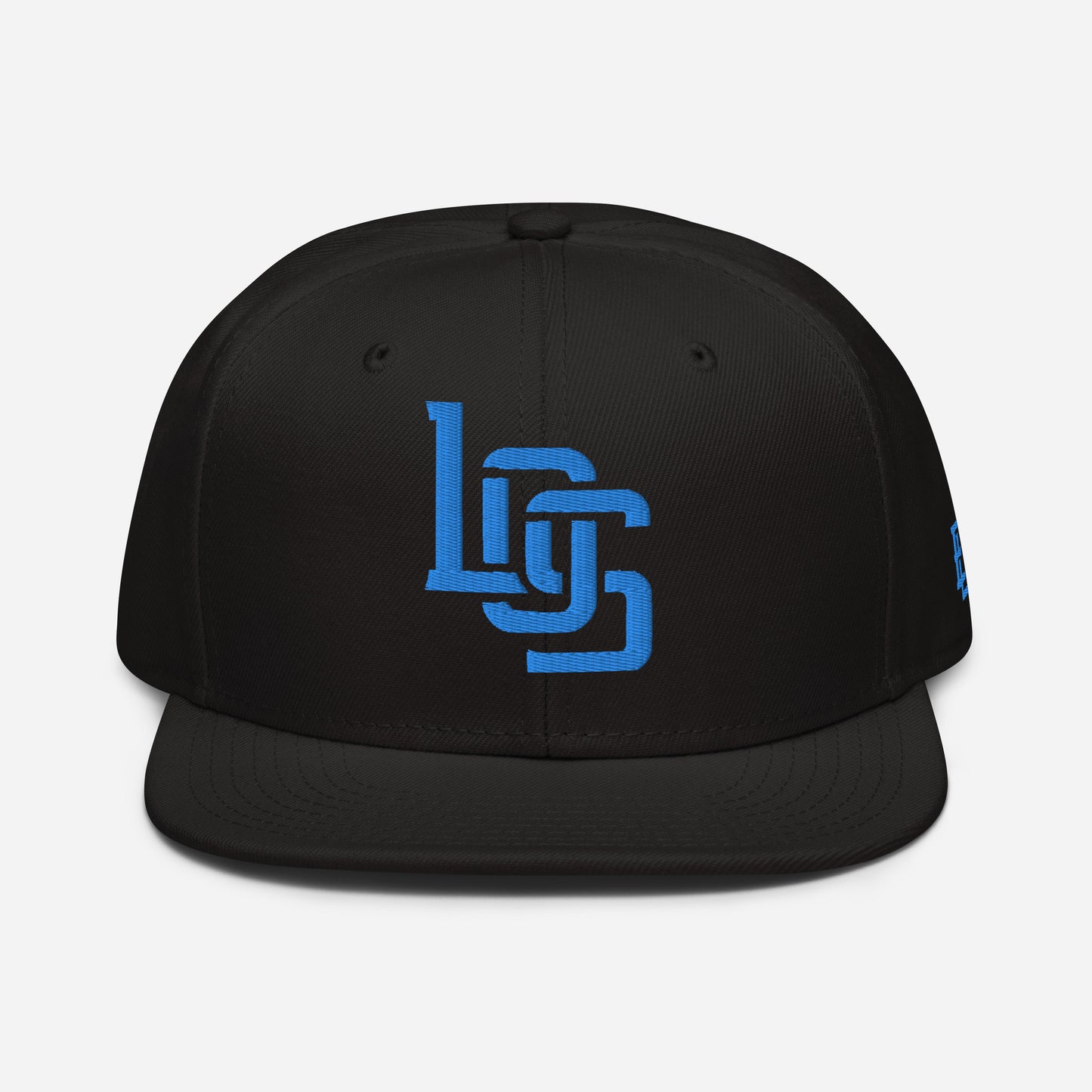 "LOS" Snapback | E Luna Brand ESSENTIAL | 2 Aqua/Teal Thread Logos