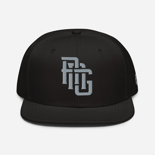 "ANG" Snapback | E Luna Brand ESSENTIAL | 2 Grey Thread Logos