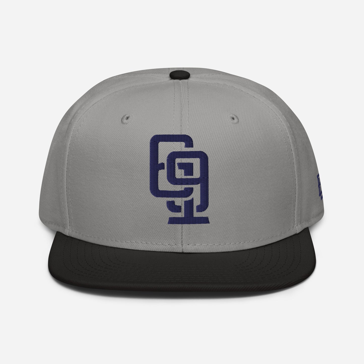"619" Snapback Otto Cap | E Luna Brand ESSENTIAL | 2 Navy Thread Logos