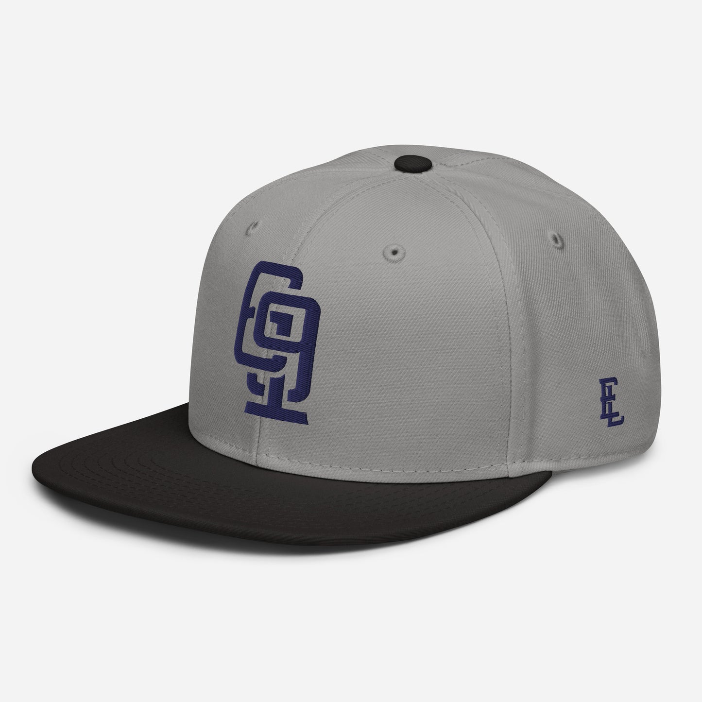 "619" Snapback Otto Cap | E Luna Brand ESSENTIAL | 2 Navy Thread Logos