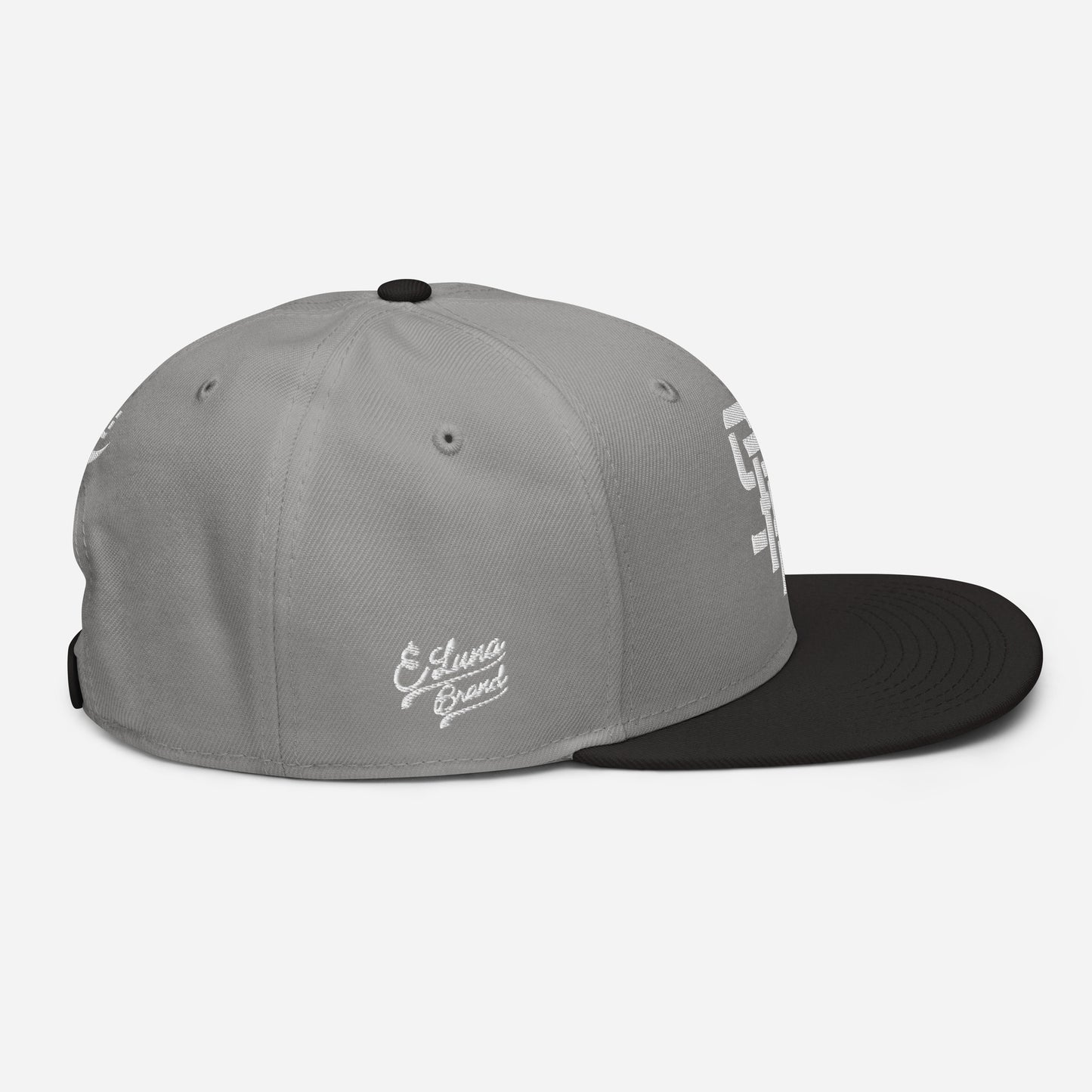 "SAN" Snapback | E Luna Brand PREMIUM | 4 White Thread Logos | 3D Puff Edition