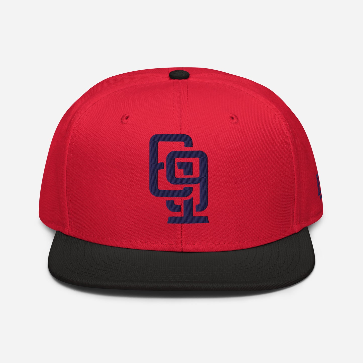 "619" Snapback Otto Cap | E Luna Brand ESSENTIAL | 2 Navy Thread Logos