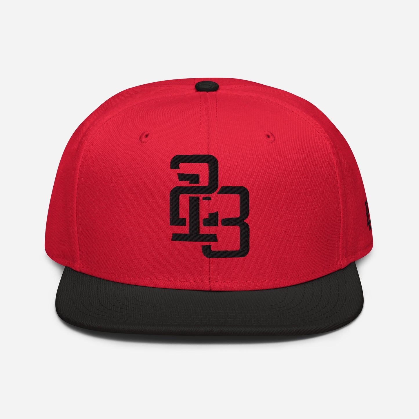 "213" Snapback | Otto Cap 125-978 | E Luna SELECT Tricrest 3 Black Thread Front, Left Side & Back Logos