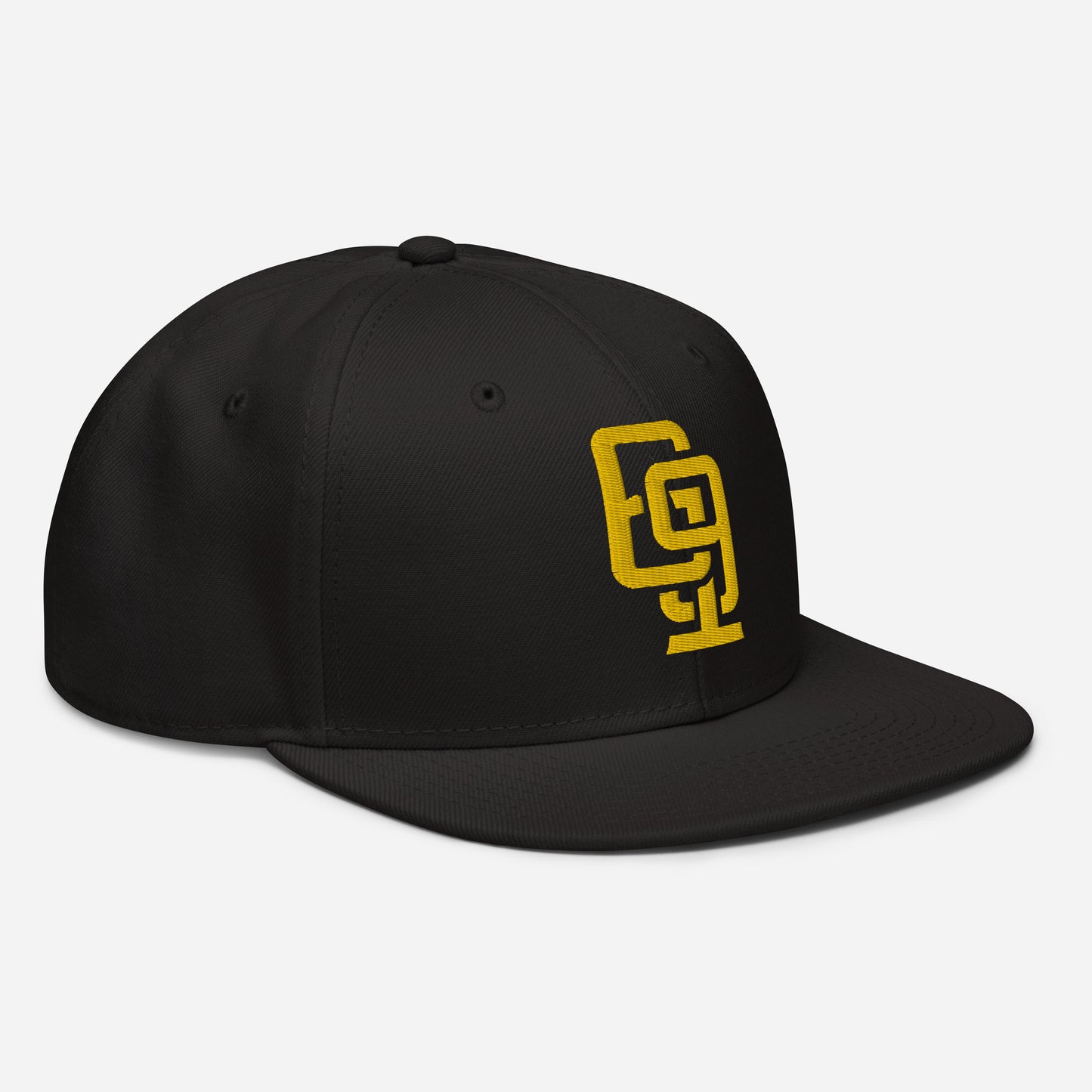 "619" Snapback Otto Cap | E Luna Brand ESSENTIAL | 2 Gold Thread Logos
