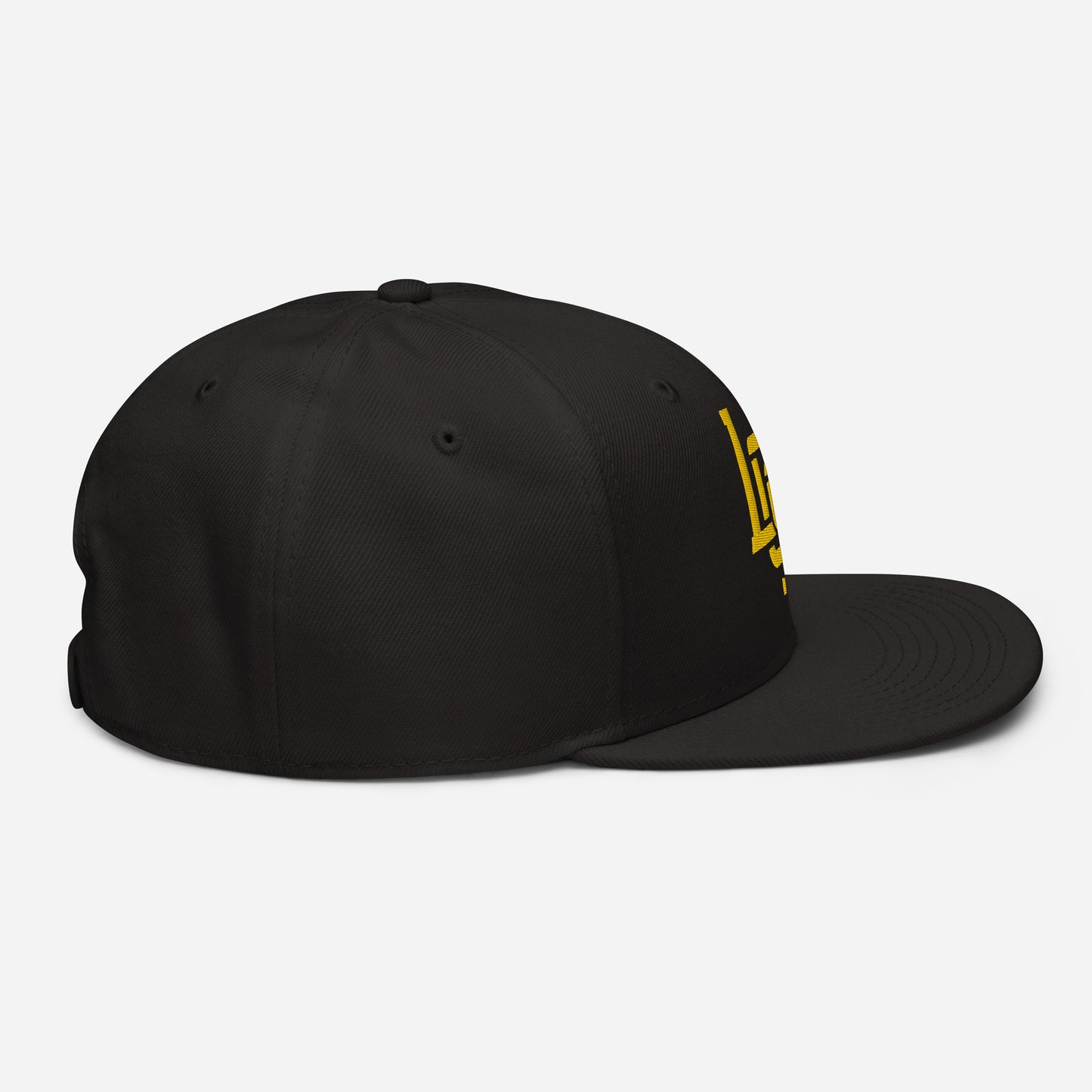 "LOS" Snapback | E Luna Brand ESSENTIAL | 2 Gold Thread Logos