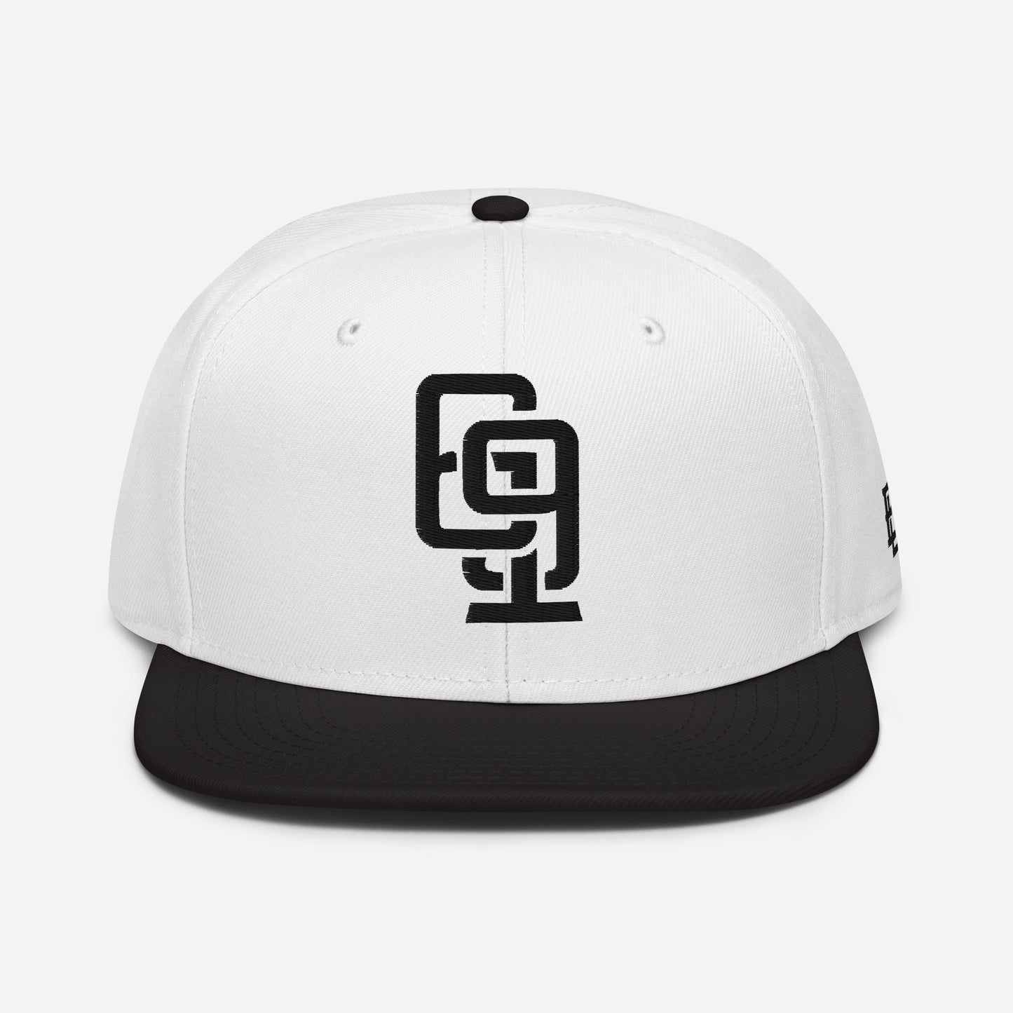 "619" Snapback Otto Cap | E Luna Brand ESSENTIAL | 2 Black Thread Logos