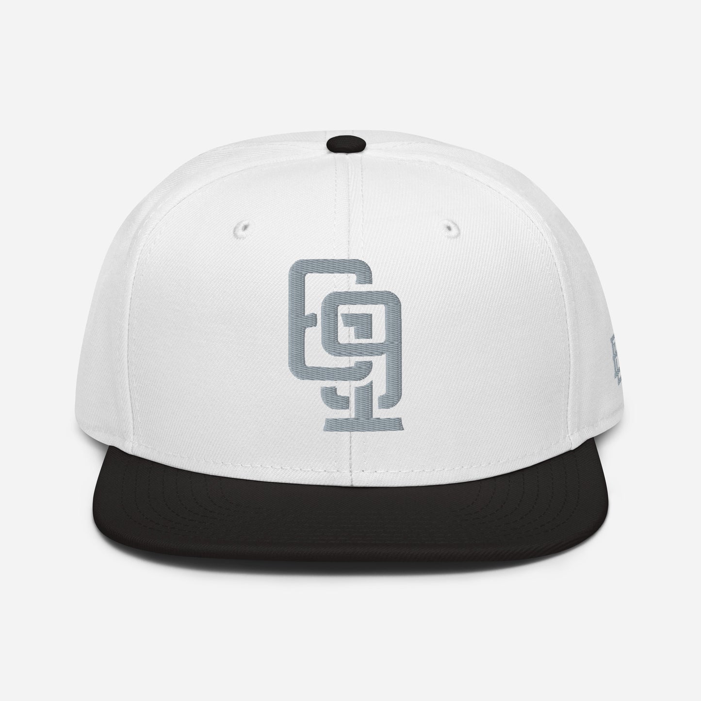 "619" Snapback Otto Cap | E Luna Brand ESSENTIAL | 2 Grey Thread Logos