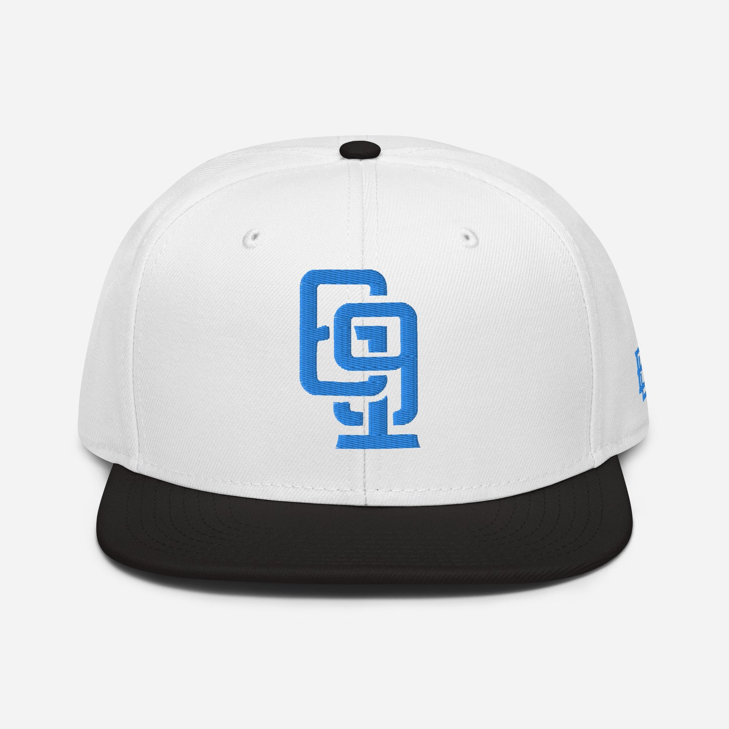 "619" Snapback Otto Cap | E Luna Brand ESSENTIAL | 2 Aqua/Teal Thread Logos