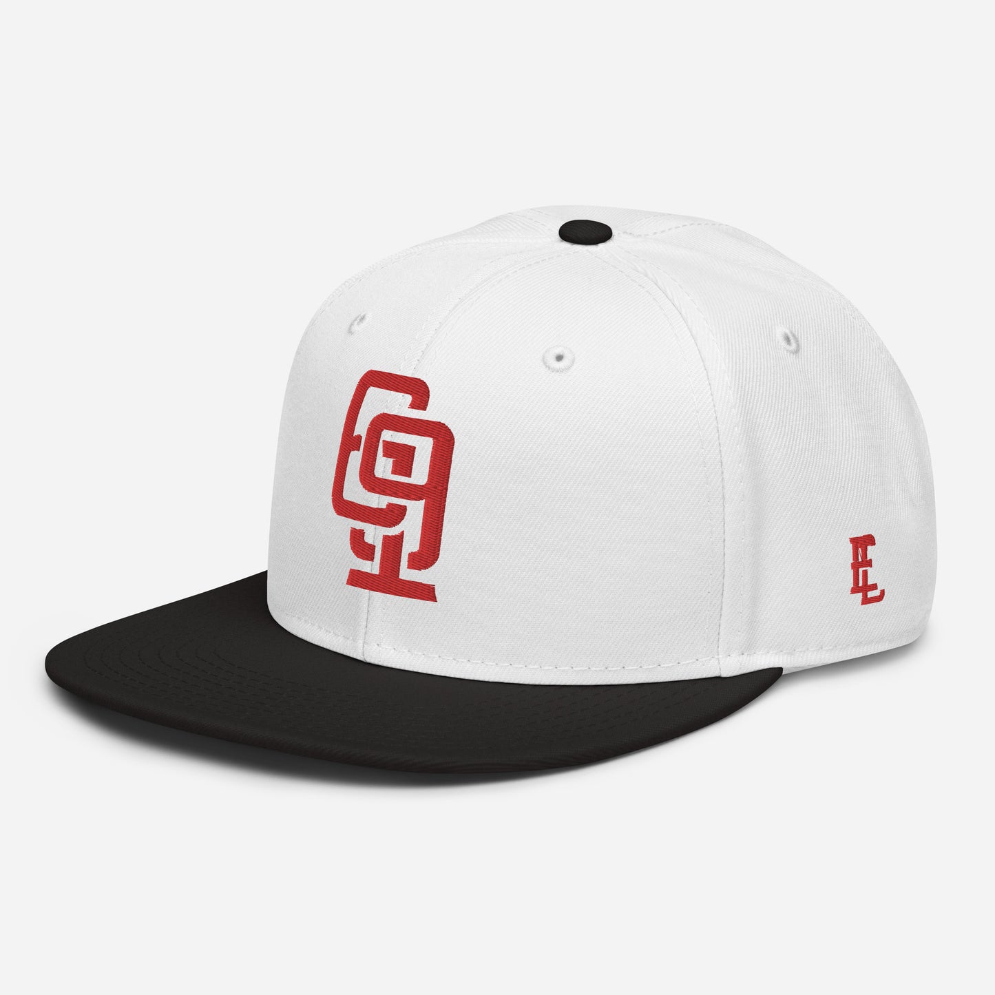 "619" Snapback Otto Cap | E Luna Brand ESSENTIAL | 2 Red Thread Logos