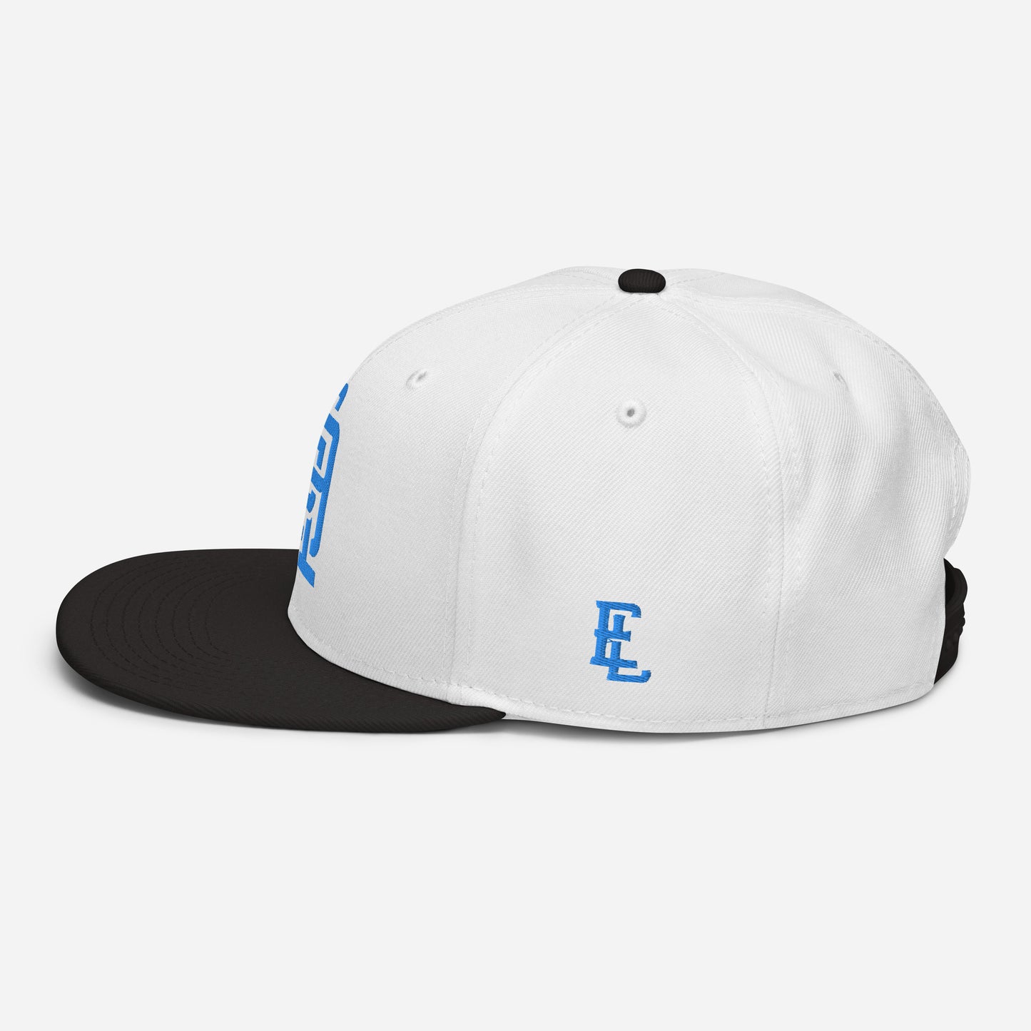 "619" Snapback Otto Cap | E Luna Brand ESSENTIAL | 2 Aqua/Teal Thread Logos
