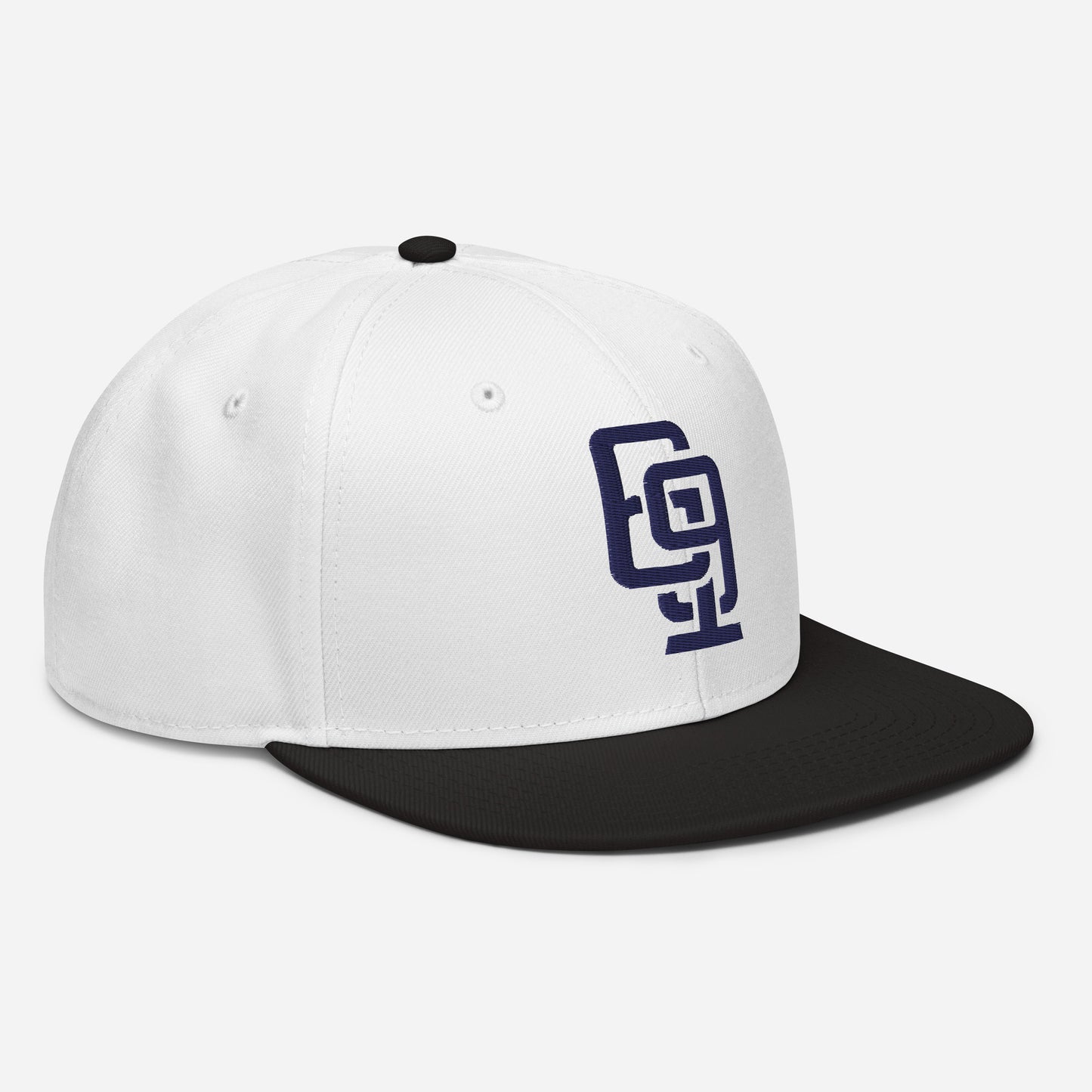 "619" Snapback Otto Cap | E Luna Brand ESSENTIAL | 2 Navy Thread Logos