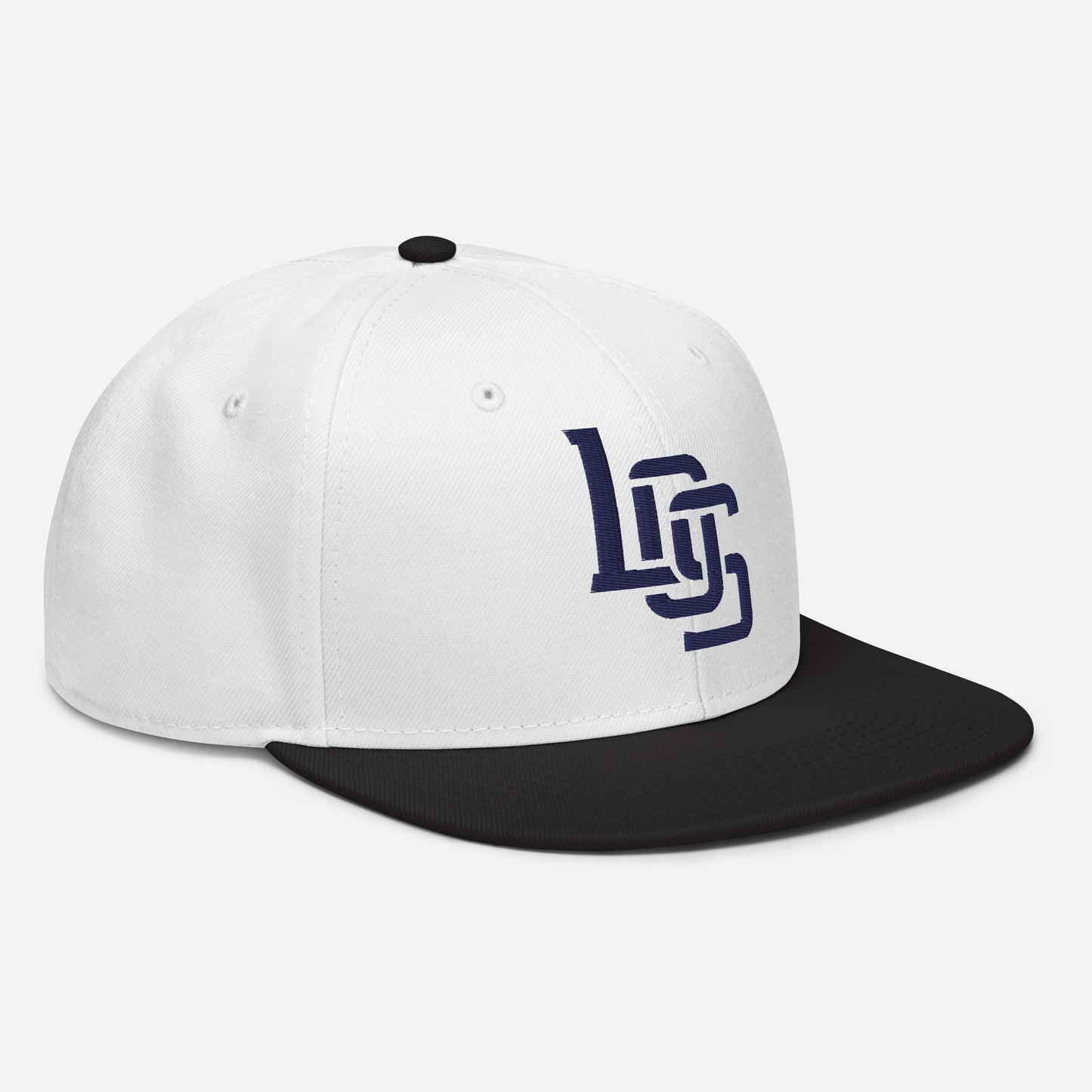 "LOS" Snapback | E Luna Brand ESSENTIAL | 2 Navy Thread Logos