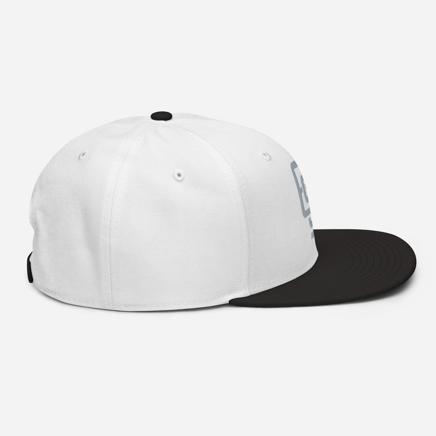 "619" Snapback Otto Cap | E Luna Brand ESSENTIAL | 2 Grey Thread Logos