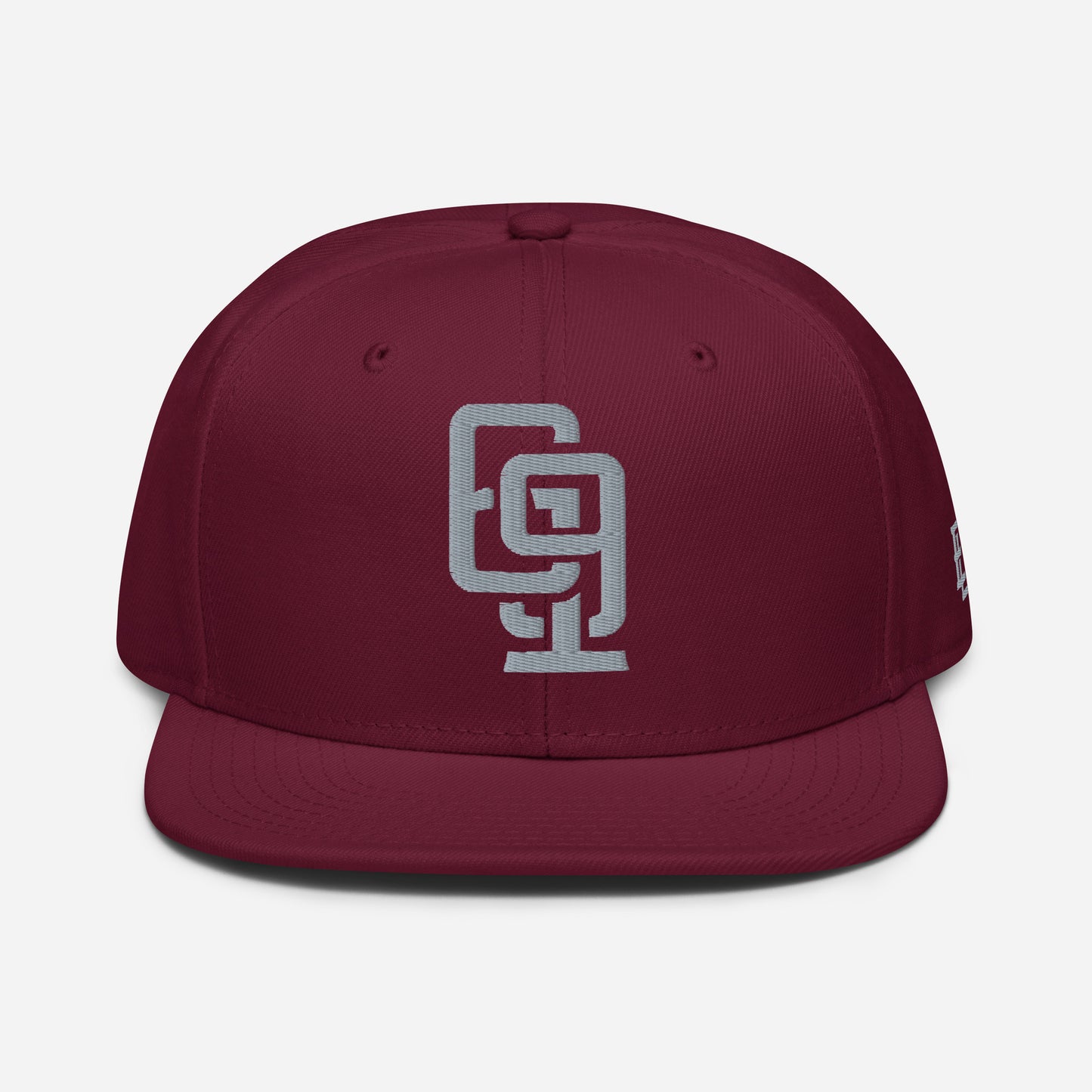 "619" Snapback Otto Cap | E Luna Brand ESSENTIAL | 2 Grey Thread Logos