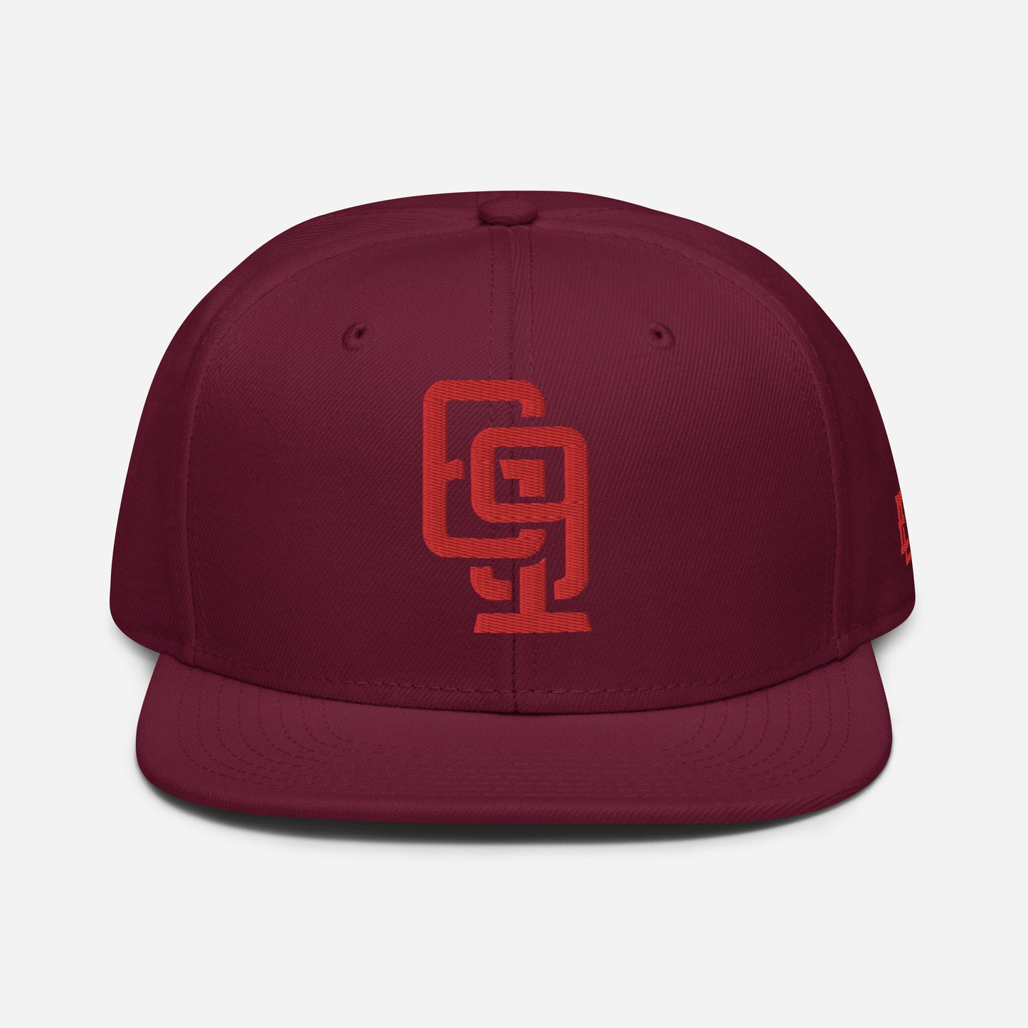 "619" Snapback Otto Cap | E Luna Brand ESSENTIAL | 2 Red Thread Logos