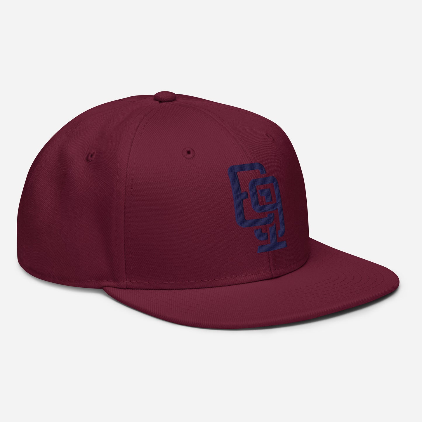 "619" Snapback Otto Cap | E Luna Brand ESSENTIAL | 2 Navy Thread Logos