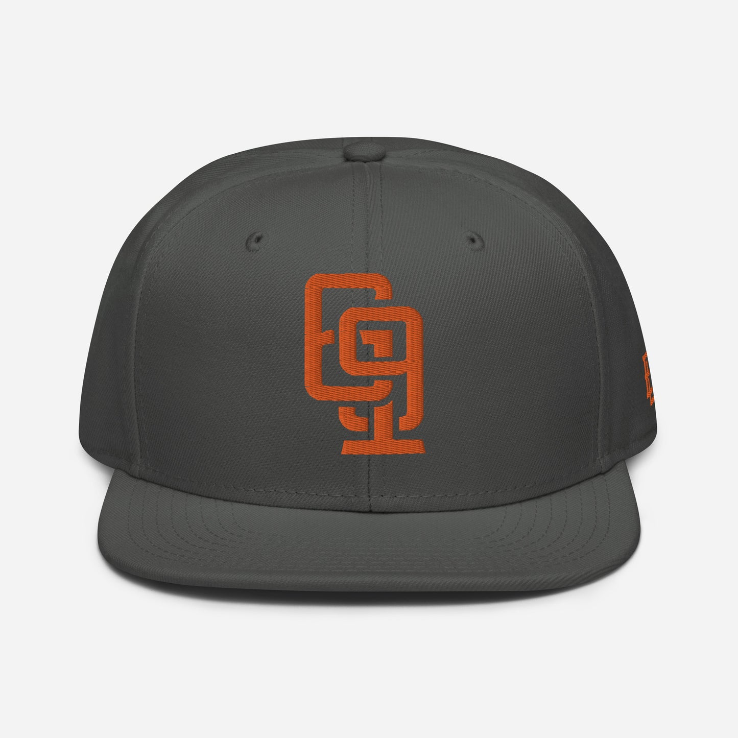 "619" Snapback Otto Cap | E Luna Brand ESSENTIAL | 2 Orange Thread Logos