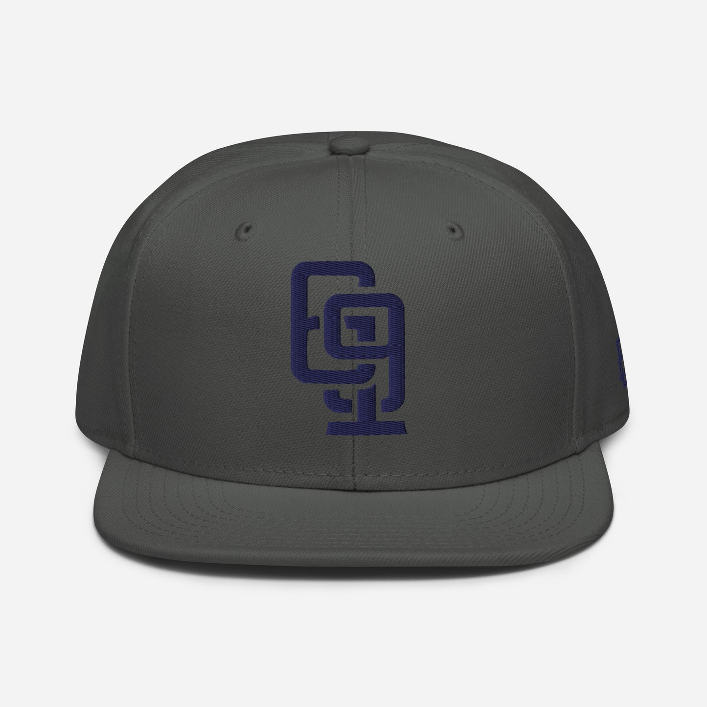 "619" Snapback Otto Cap | E Luna Brand ESSENTIAL | 2 Navy Thread Logos