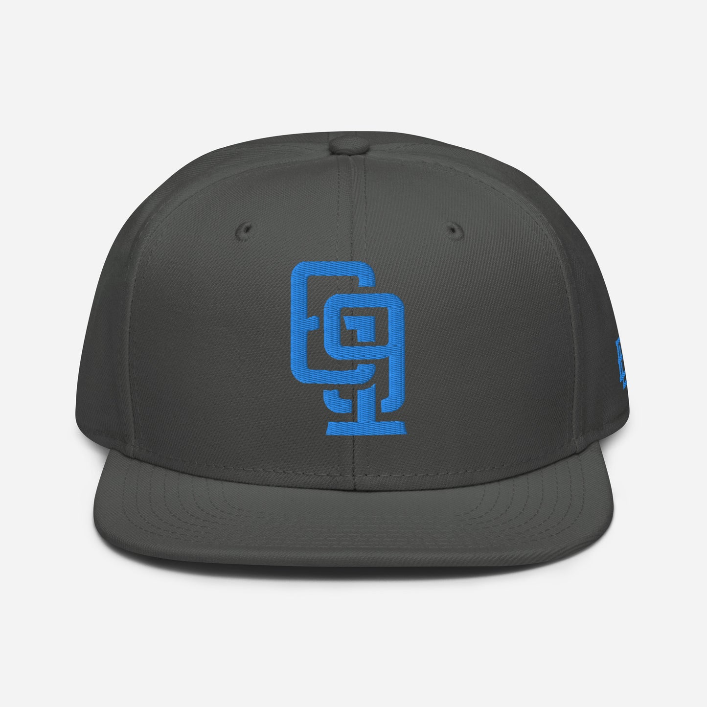 "619" Snapback Otto Cap | E Luna Brand ESSENTIAL | 2 Aqua/Teal Thread Logos