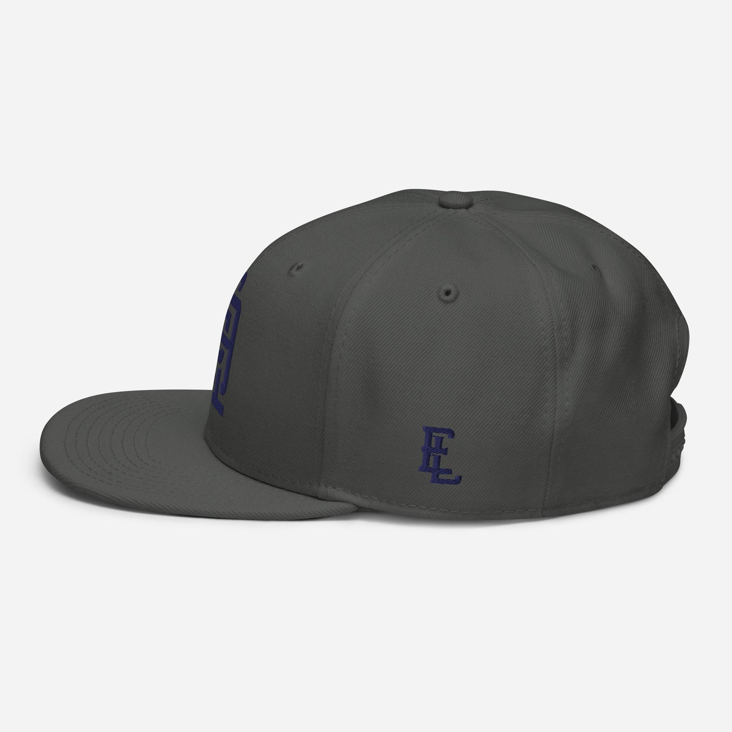 "619" Snapback Otto Cap | E Luna Brand ESSENTIAL | 2 Navy Thread Logos