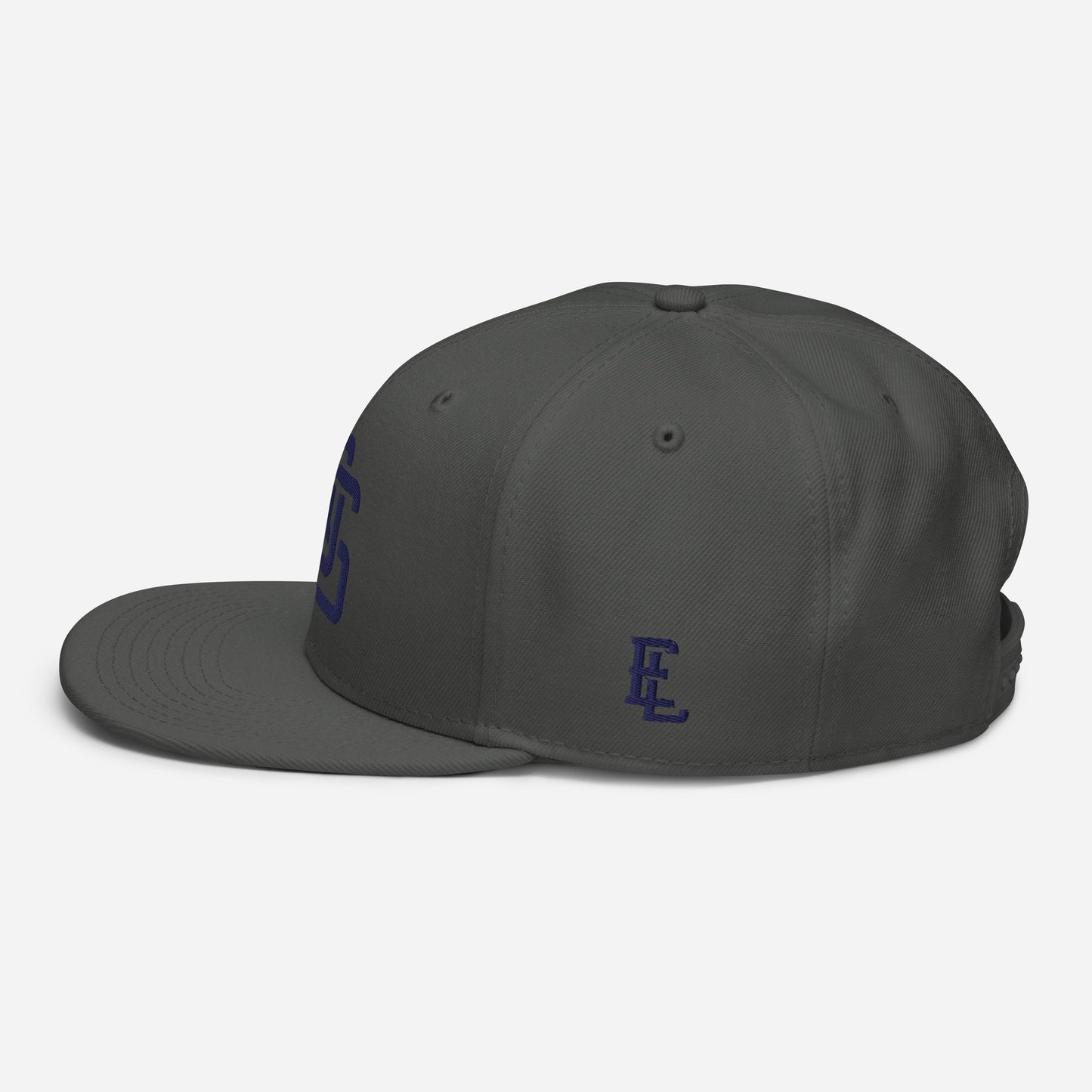 "LOS" Snapback | E Luna Brand ESSENTIAL | 2 Navy Thread Logos