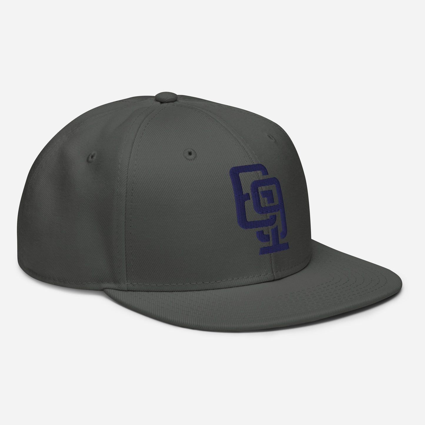 "619" Snapback Otto Cap | E Luna Brand ESSENTIAL | 2 Navy Thread Logos