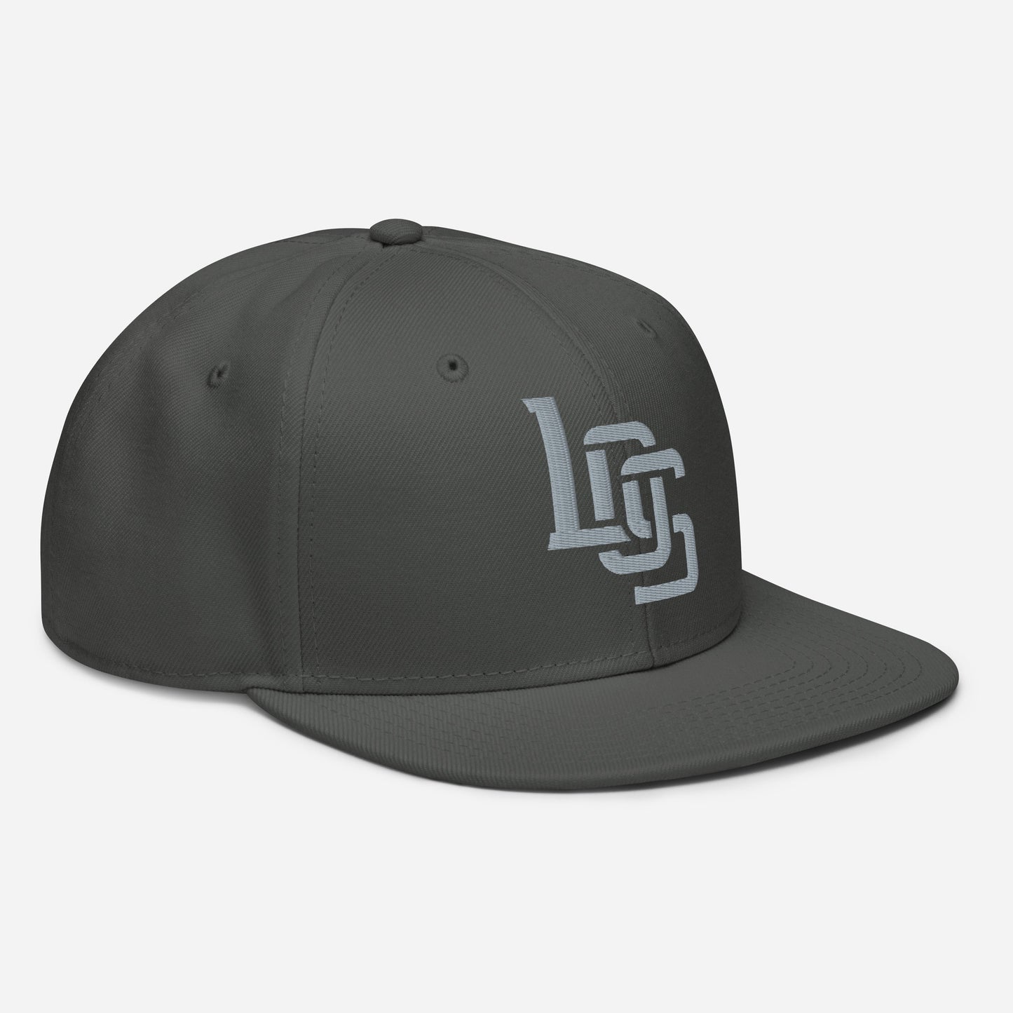 "LOS" Snapback | E Luna Brand ESSENTIAL | 2 Grey Thread Logos
