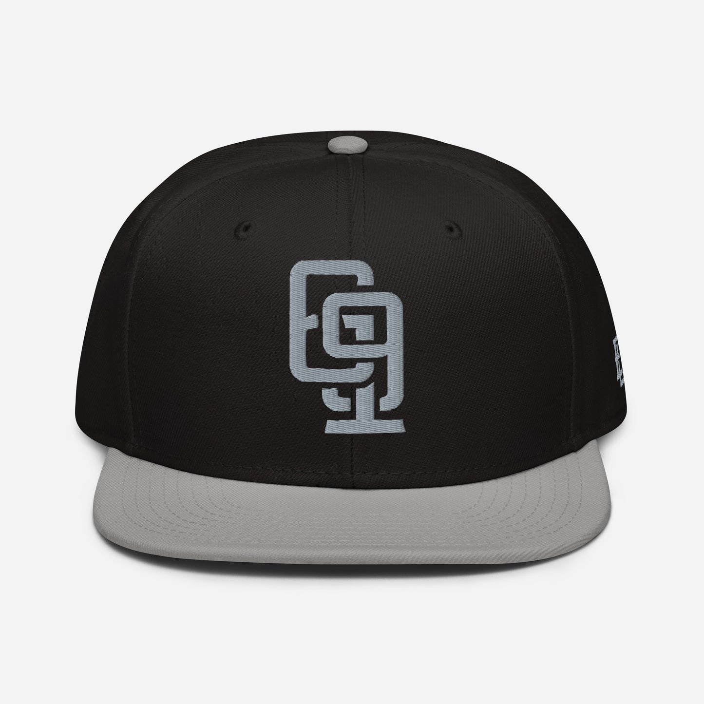 "619" Snapback Otto Cap | E Luna Brand ESSENTIAL | 2 Grey Thread Logos