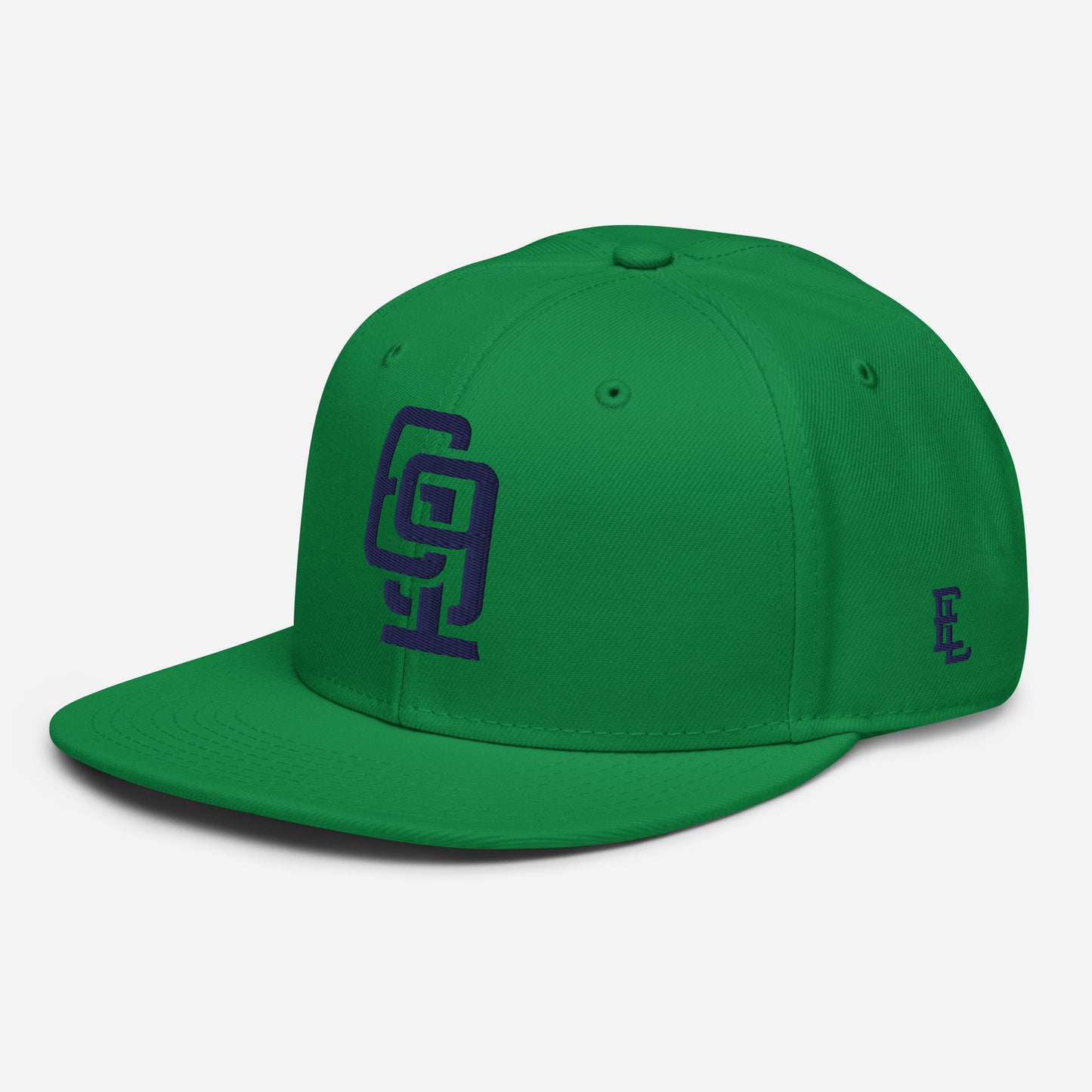 "619" Snapback Otto Cap | E Luna Brand ESSENTIAL | 2 Navy Thread Logos