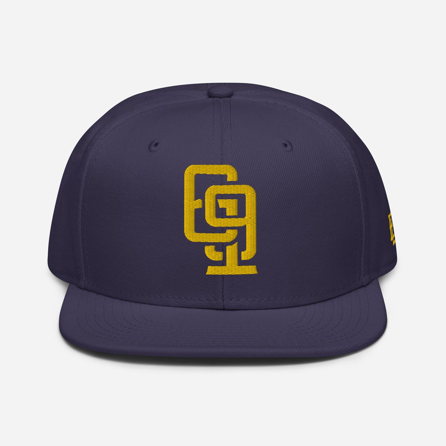 "619" Snapback Otto Cap | E Luna Brand ESSENTIAL | 2 Gold Thread Logos