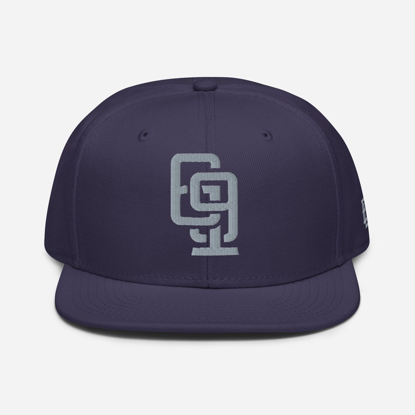 "619" Snapback Otto Cap | E Luna Brand ESSENTIAL | 2 Grey Thread Logos