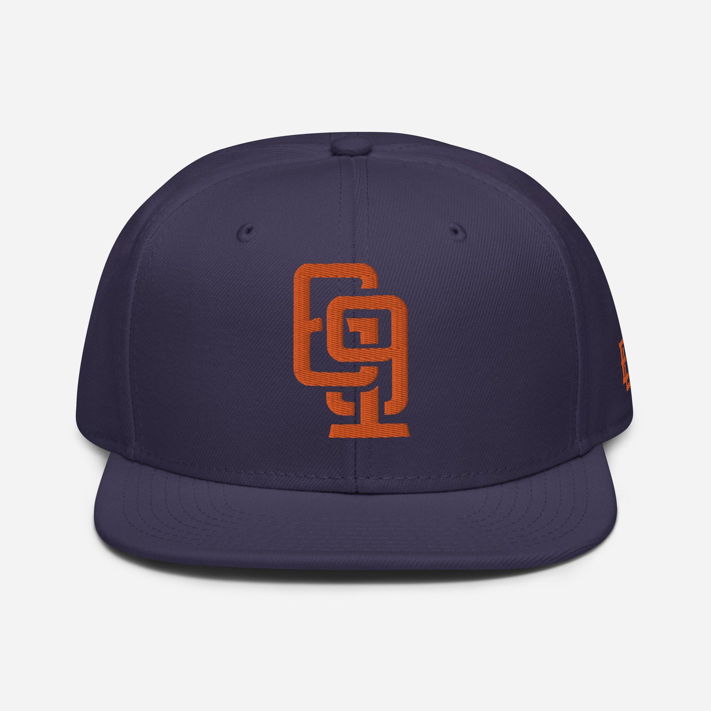 "619" Snapback Otto Cap | E Luna Brand ESSENTIAL | 2 Orange Thread Logos