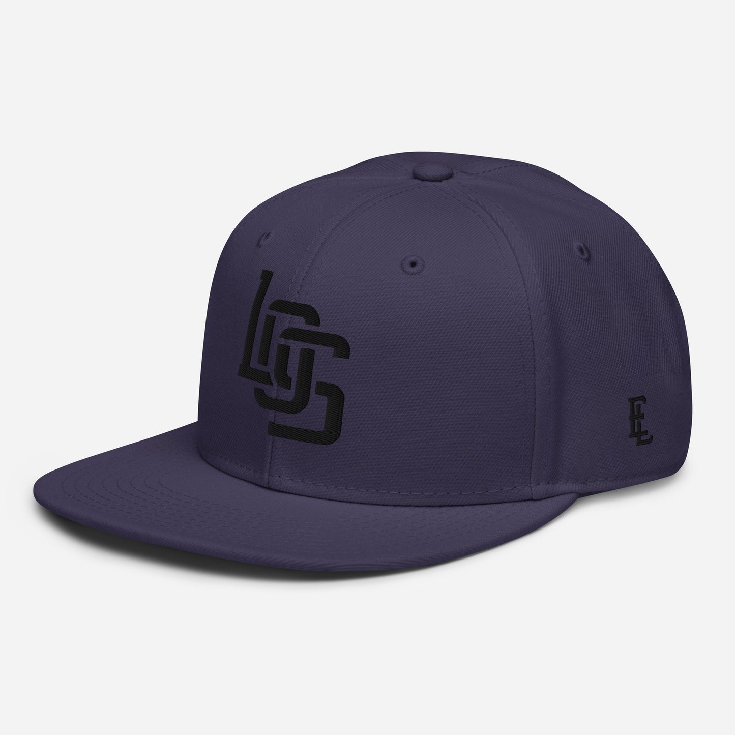 "LOS" Snapback | E Luna Brand ESSENTIAL | 2 Black Thread Logos