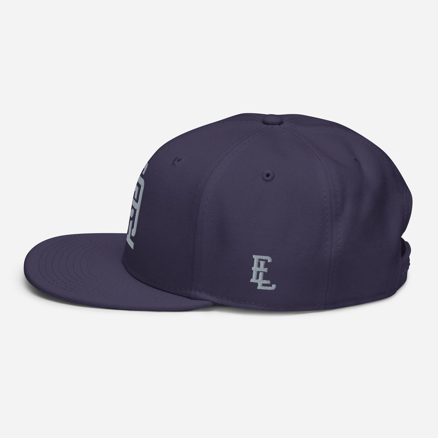 "619" Snapback Otto Cap | E Luna Brand ESSENTIAL | 2 Grey Thread Logos
