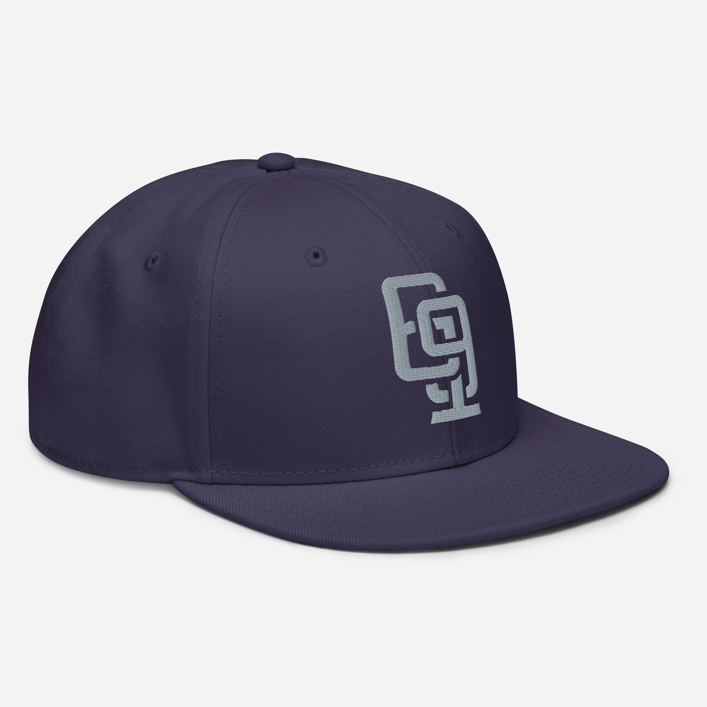 "619" Snapback Otto Cap | E Luna Brand ESSENTIAL | 2 Grey Thread Logos